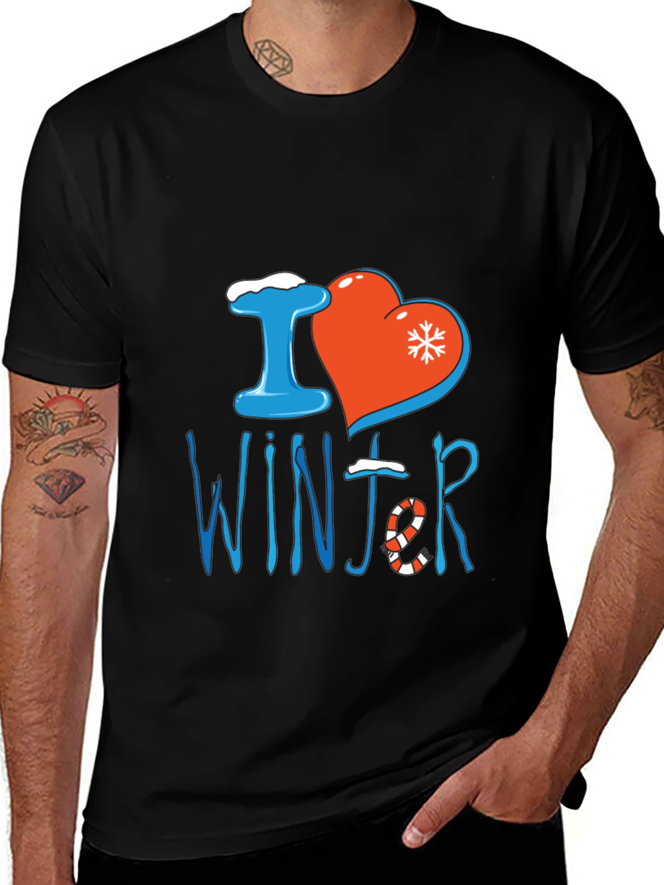 Variant 10 of I Heart Winter T-Shirt