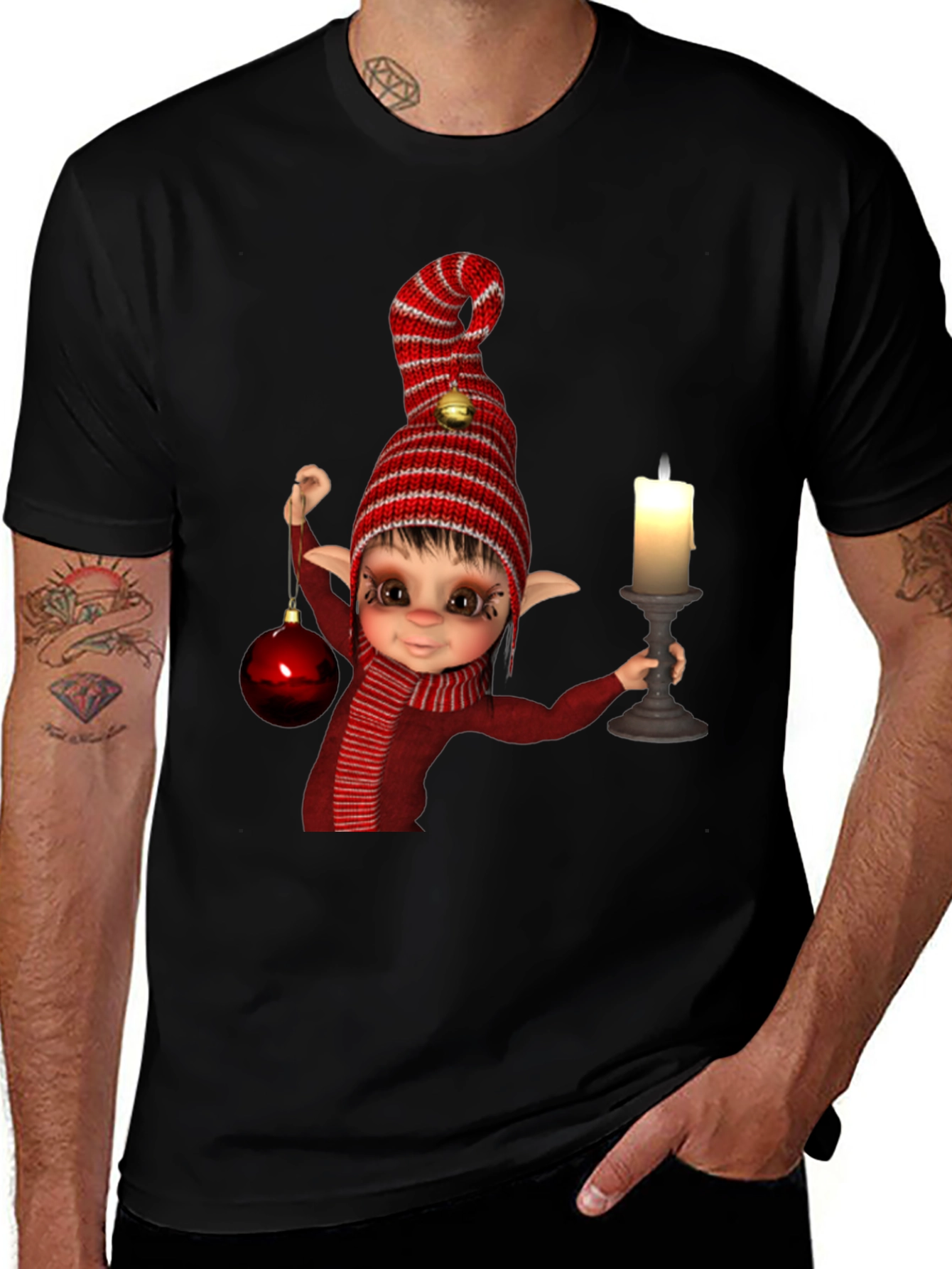 Variant 13 of Festive Elf Graphic Tee