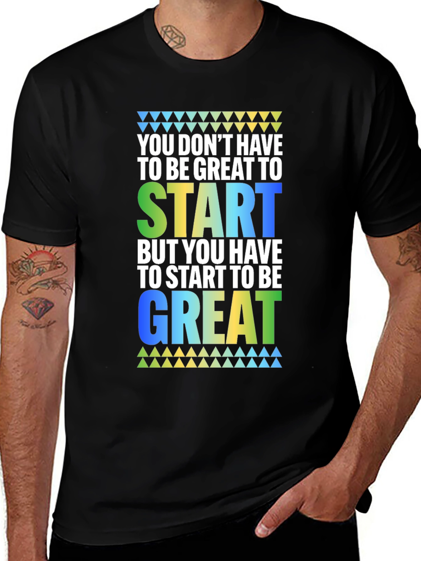 Variant 10 of Great to Start T-Shirt - Inspiring Graphic Tee