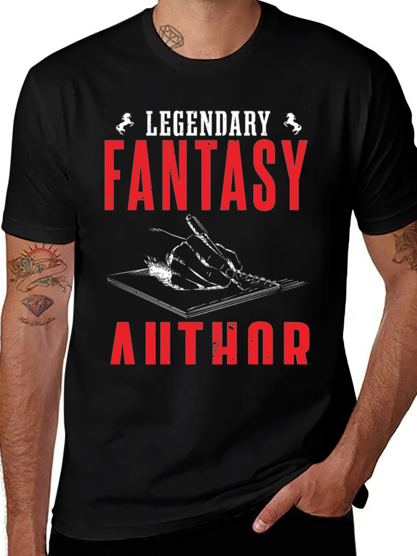Variant 26 of Legendary Fantasy Author Graphic T-Shirt