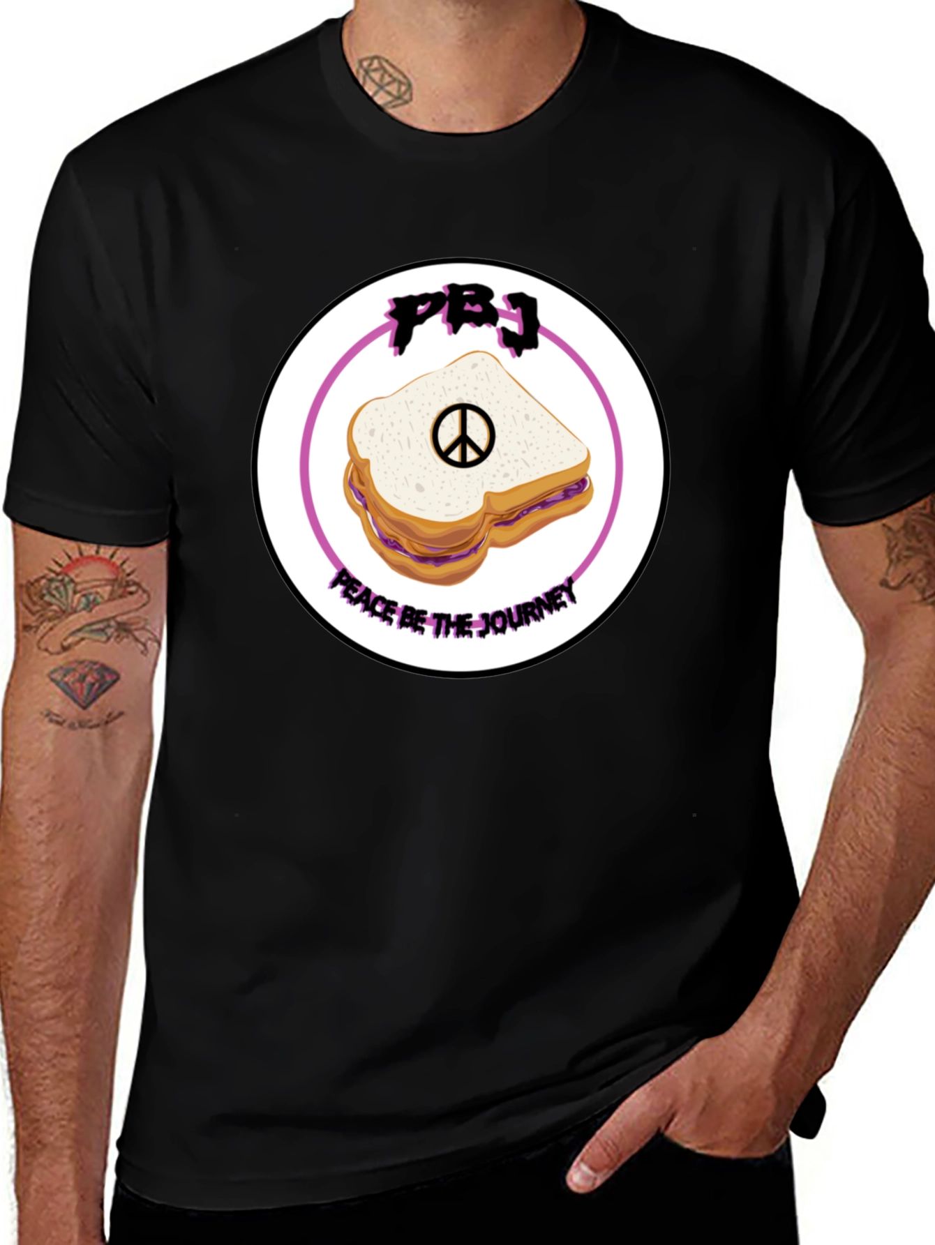 Variant 15 of Peace Be The Journey PB&J Graphic T-Shirt