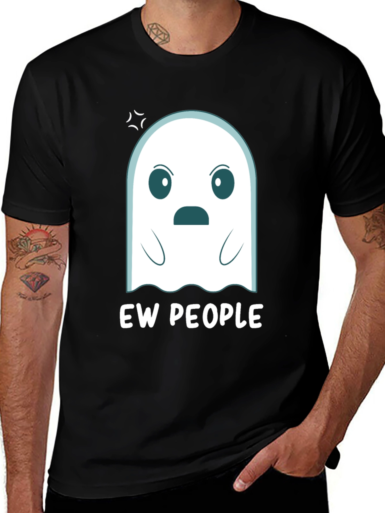 Variant 18 of Ew People Ghost Graphic Tee