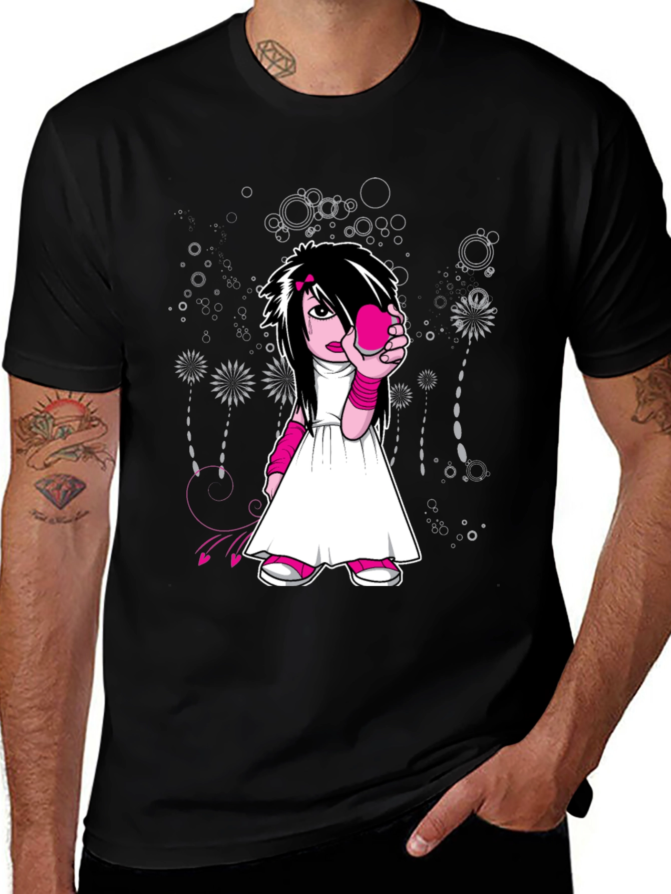 Emo Girl Graphic Tee