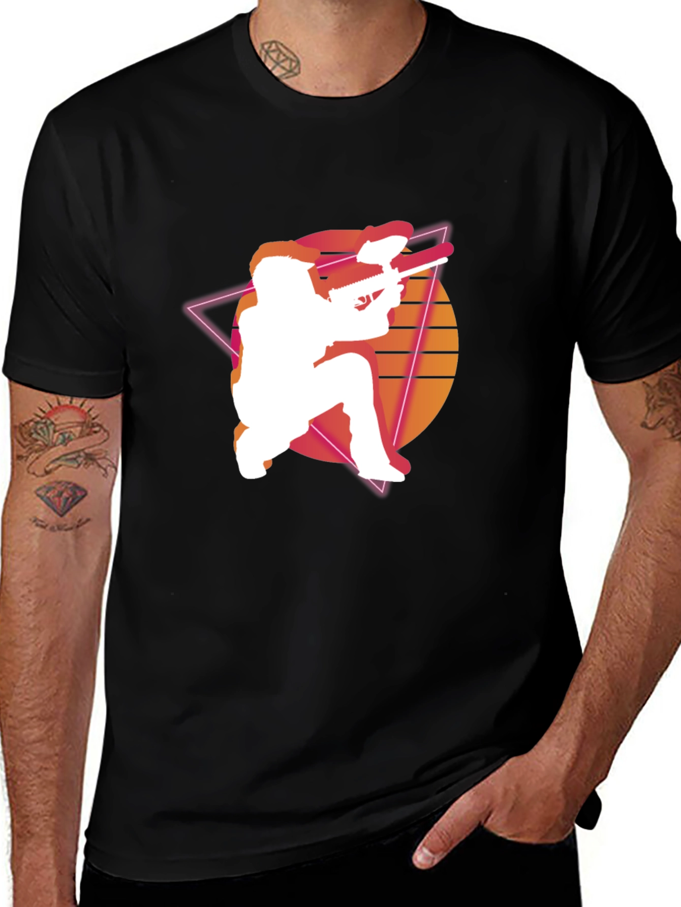 Variant 28 of Retro Paintball T-Shirt - Stylish and Unique Design