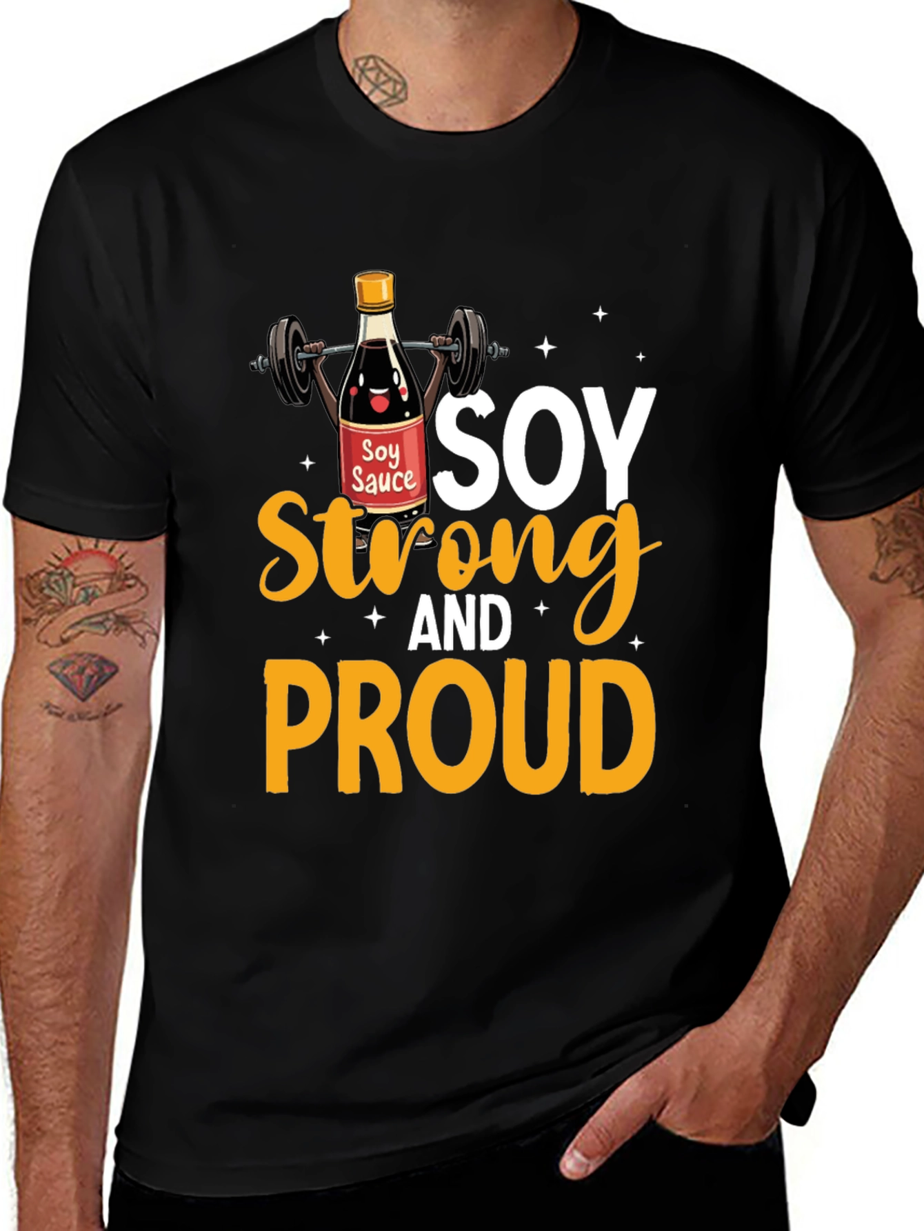 Variant 12 of Soy Strong And Proud Graphic Tee