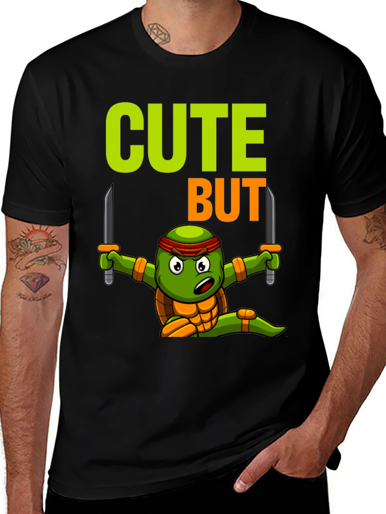 Variant 11 of Cute But Deadly Ninja Turtle T-Shirt