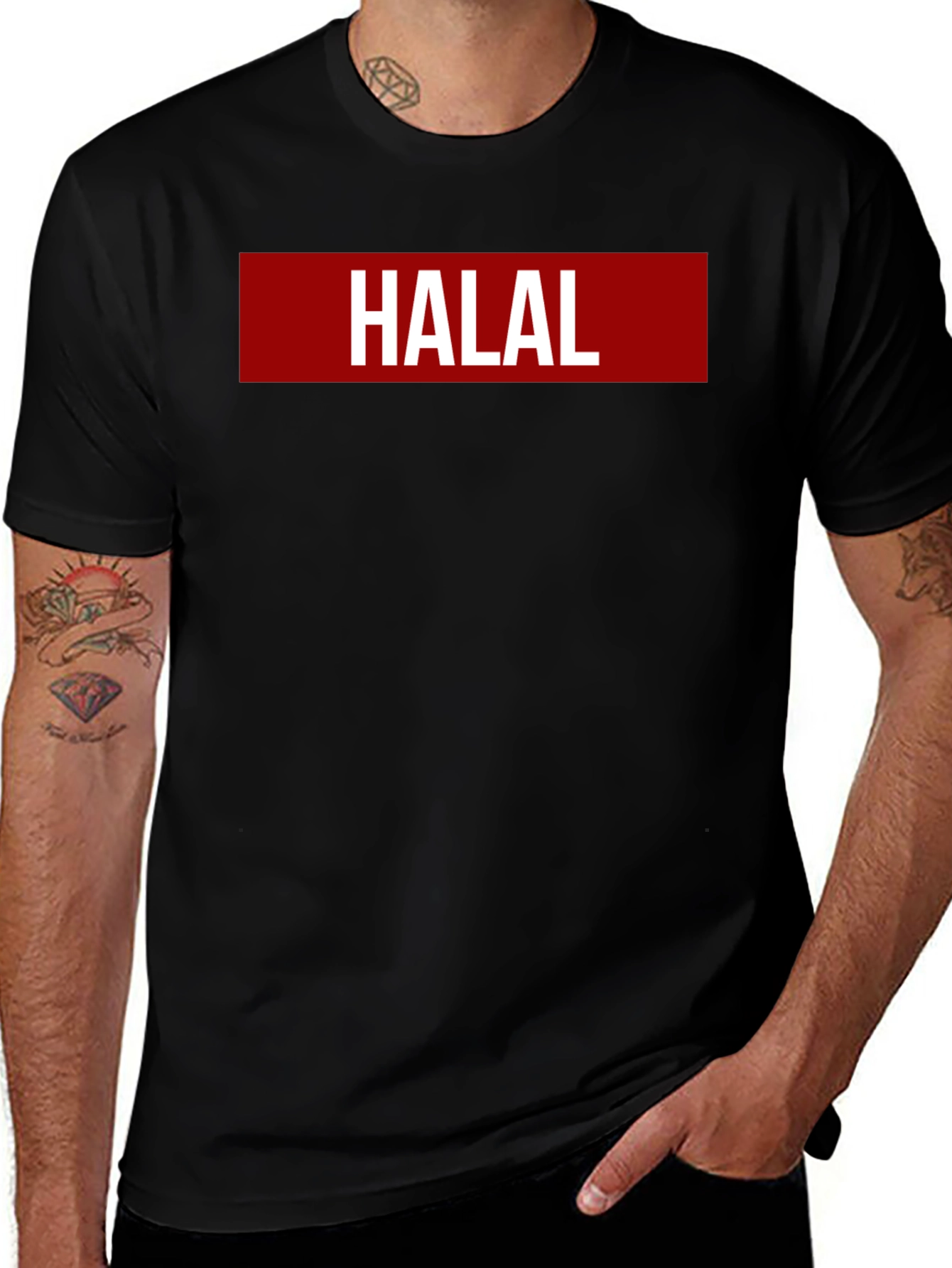 Halal Graphic T-Shirt - Modern Streetwear
