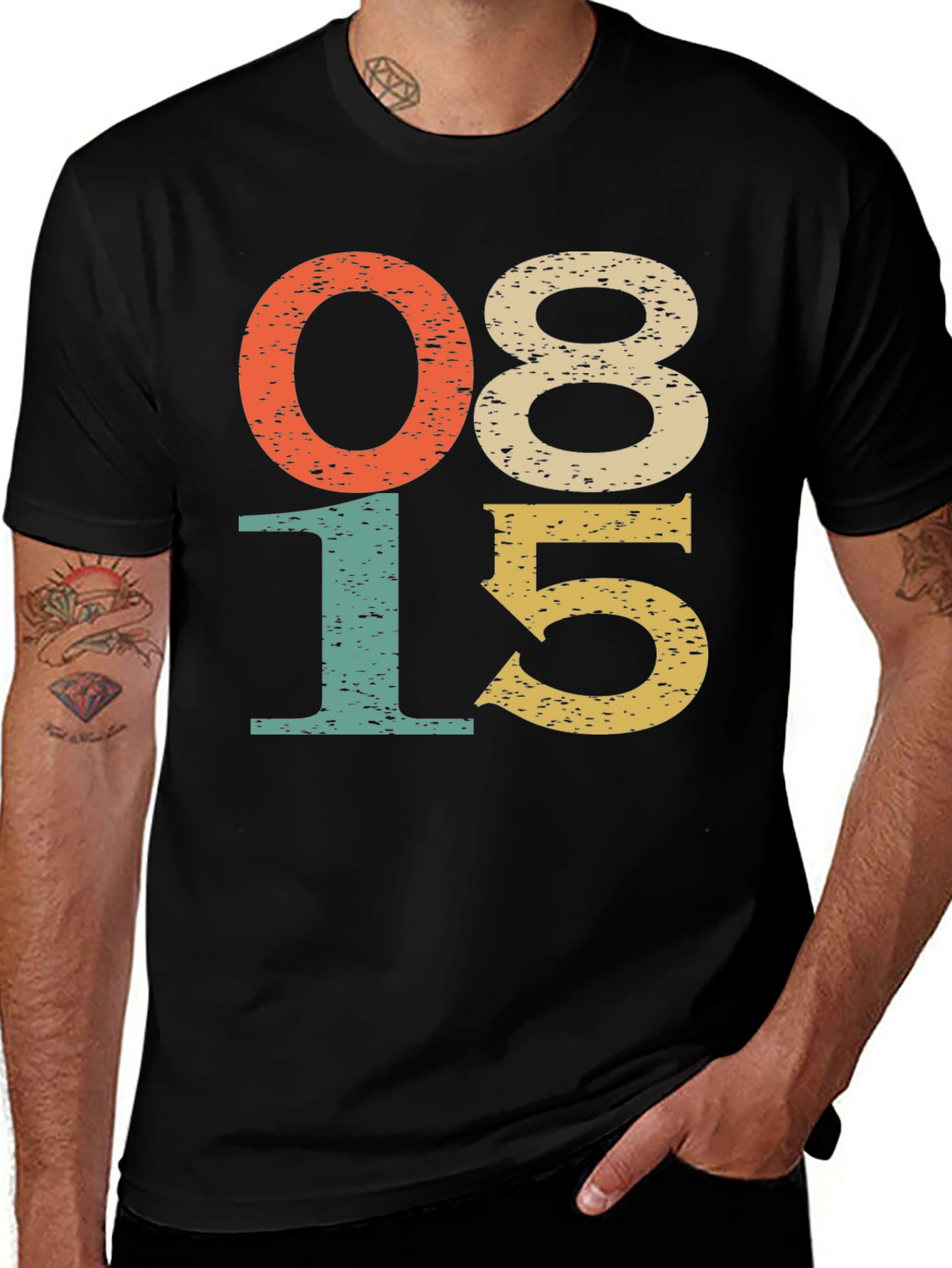 Variant 26 of Retro 08-15 Graphic Tee - Cool Vintage Design T-Shirt