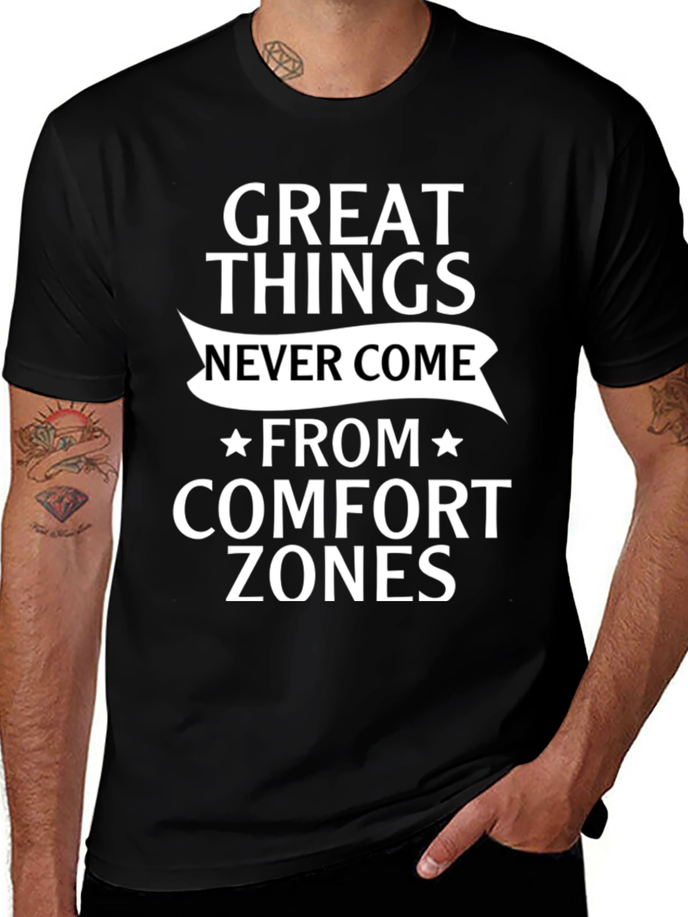 Variant 5 of Comfort Zone T-Shirt - Motivational Graphic Tee