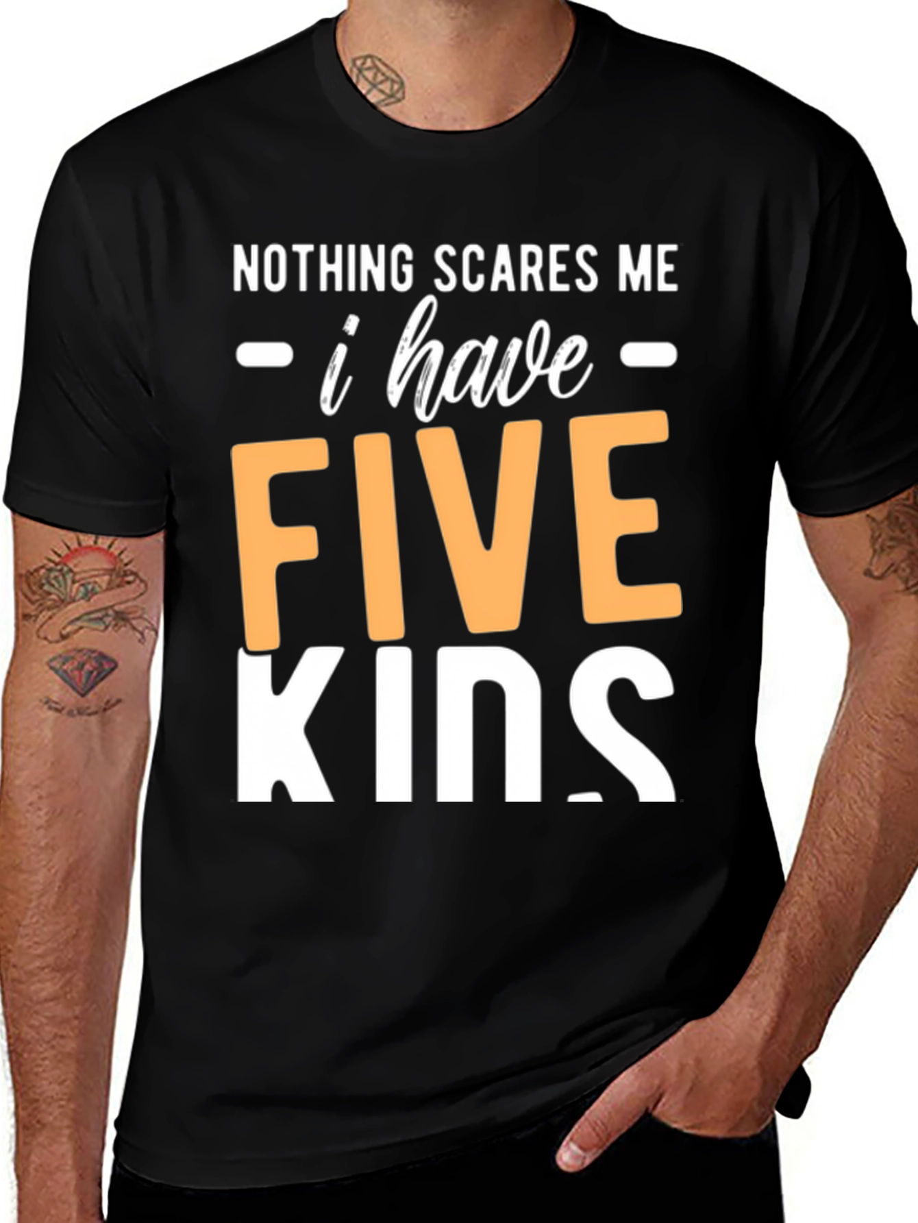Variant 20 of Nothing Scares Me I Have Five Kids T-Shirt