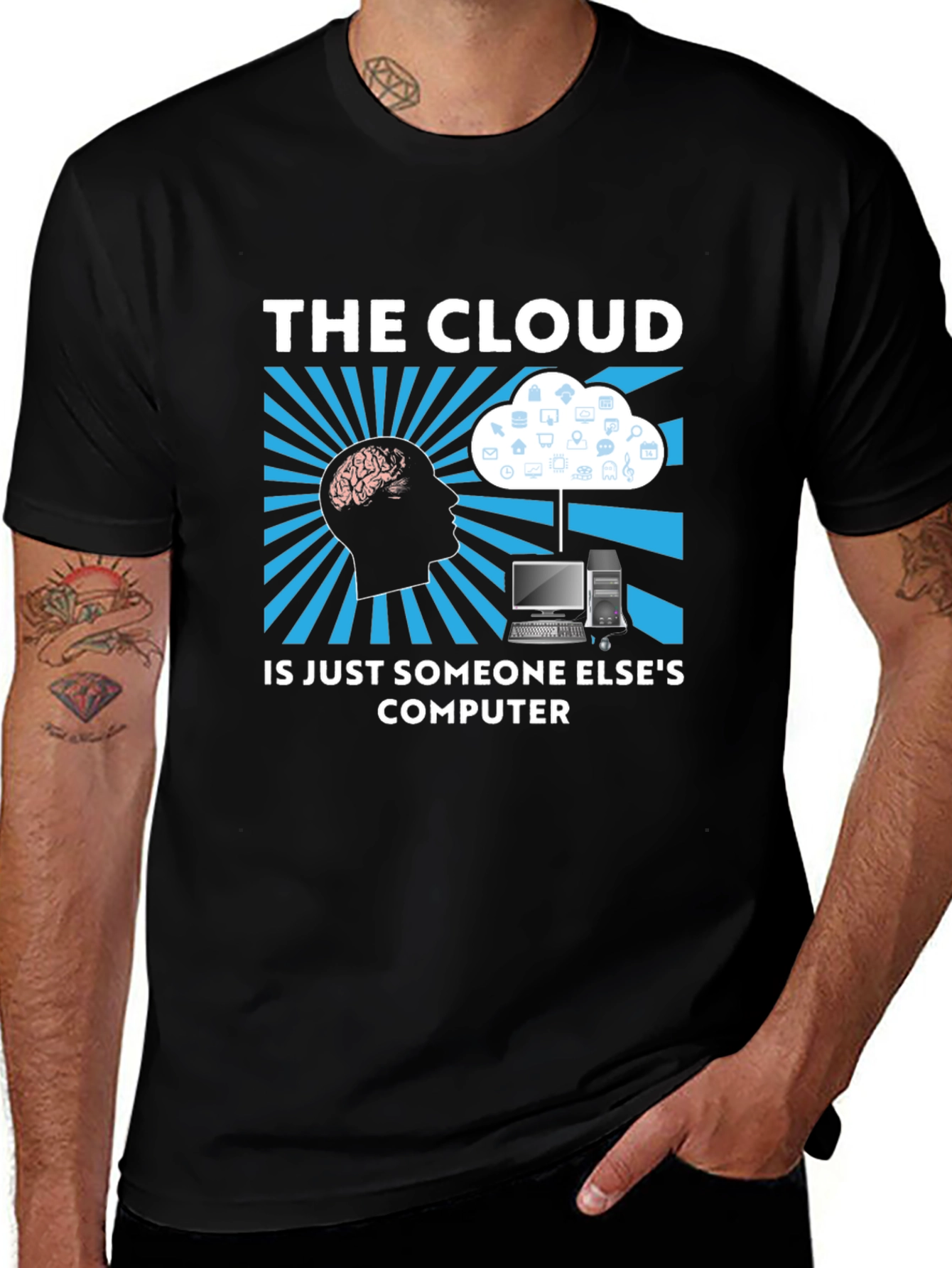 Variant 14 of The Cloud T-Shirt - Funny Tech IT Geek Gift