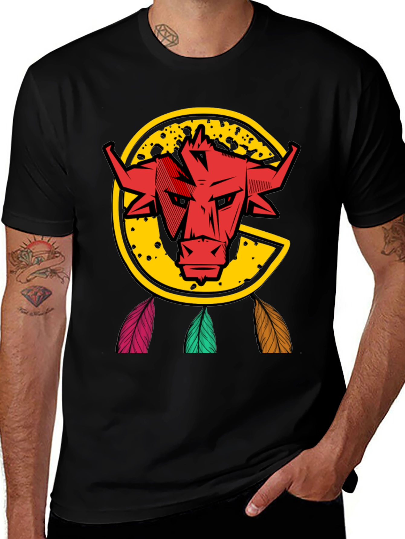 Variant 27 of Red Bull Head T-Shirt - Colorado Graphic Tee