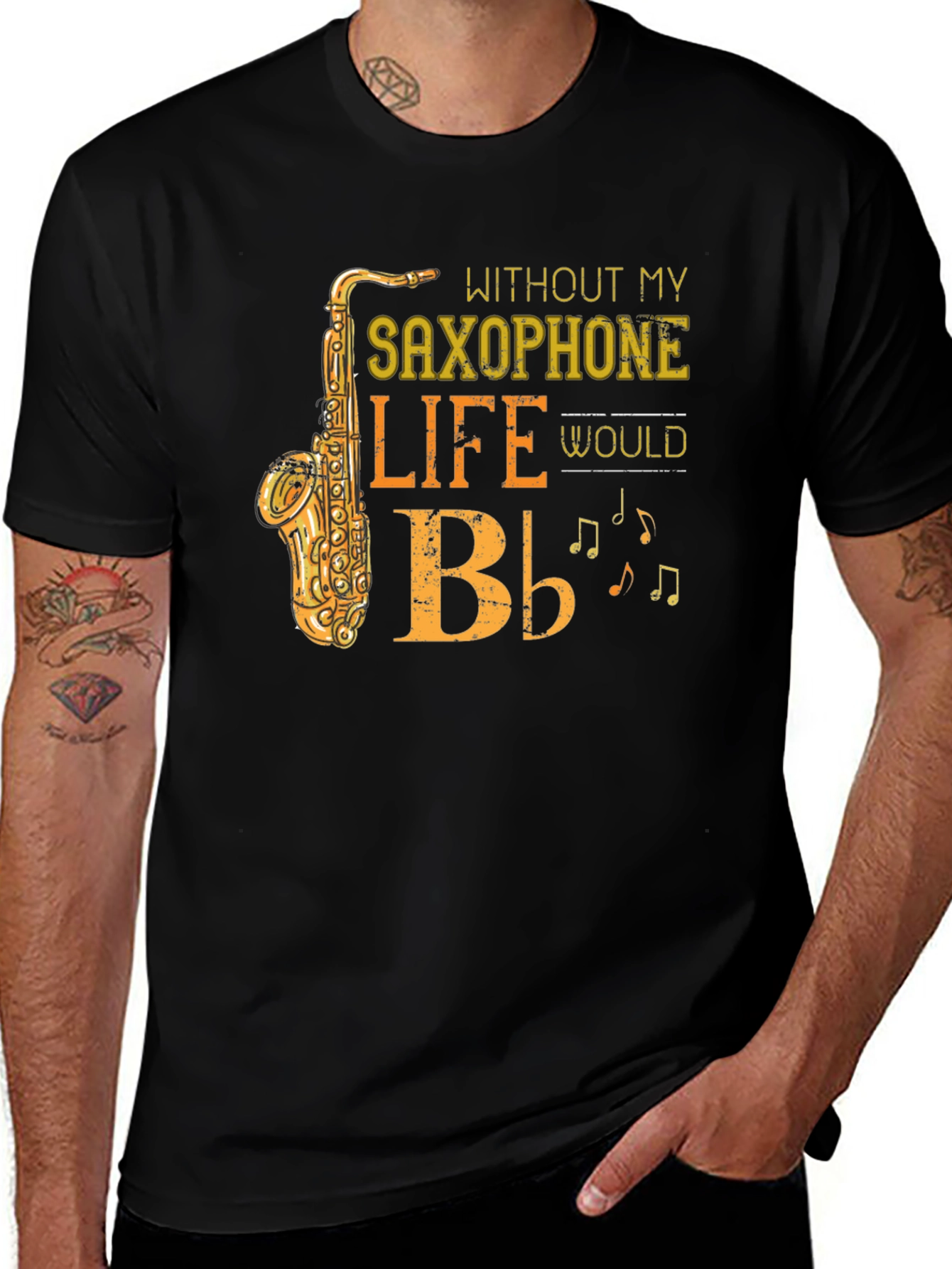 Variant 2 of Saxophone Life T-Shirt - Music Lover's Tee
