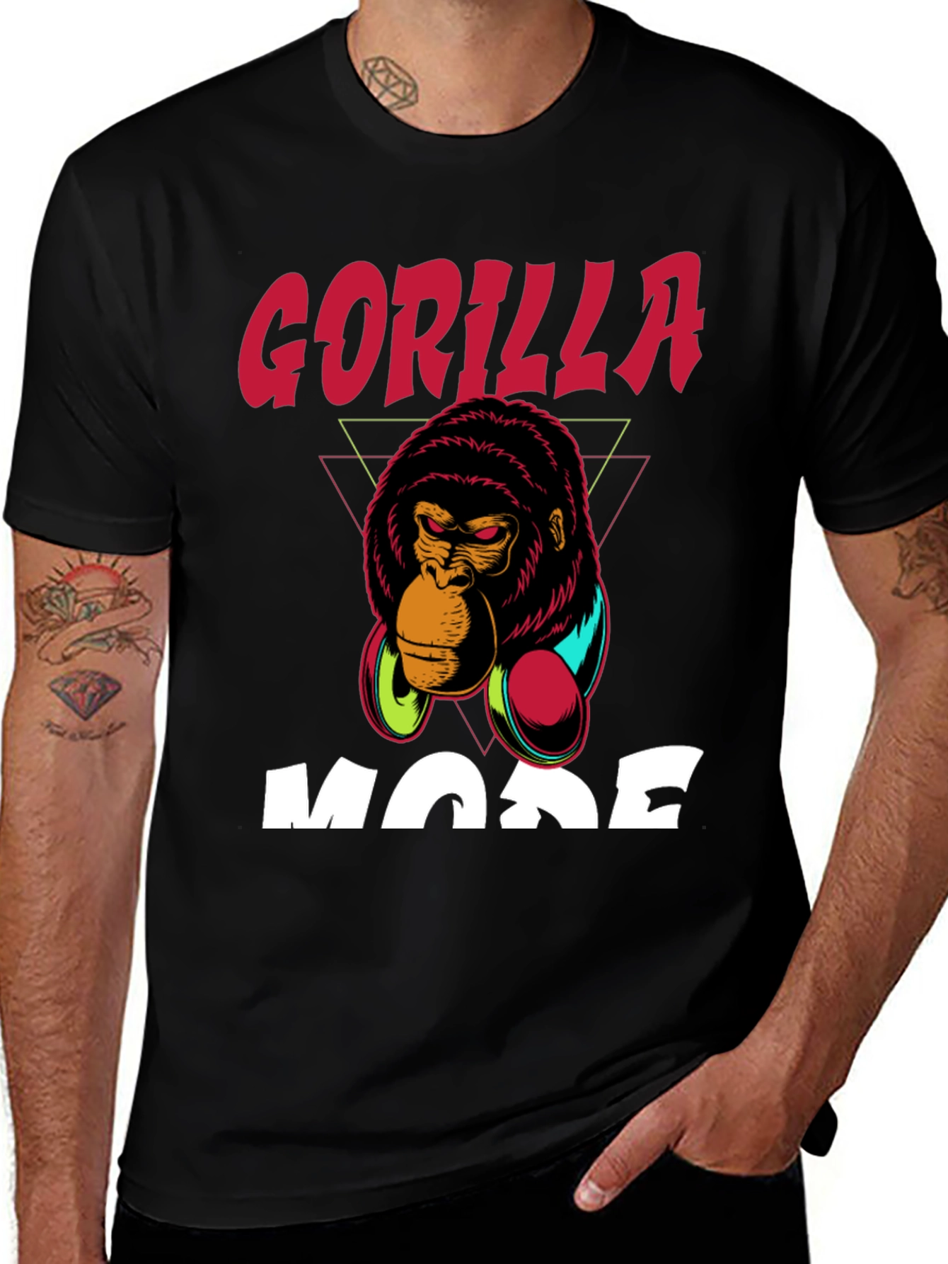 Variant 29 of Gorilla Mode Graphic T-Shirt