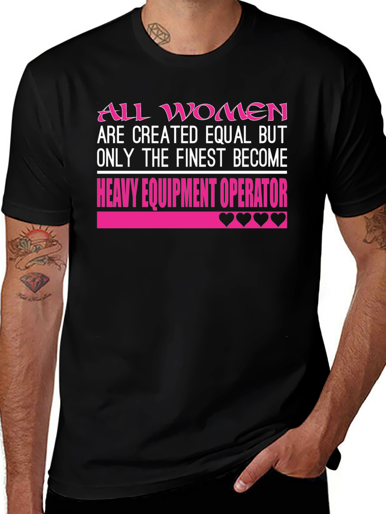 Variant 8 of All Women are Finest Heavy Equipment Operator T-Shirt