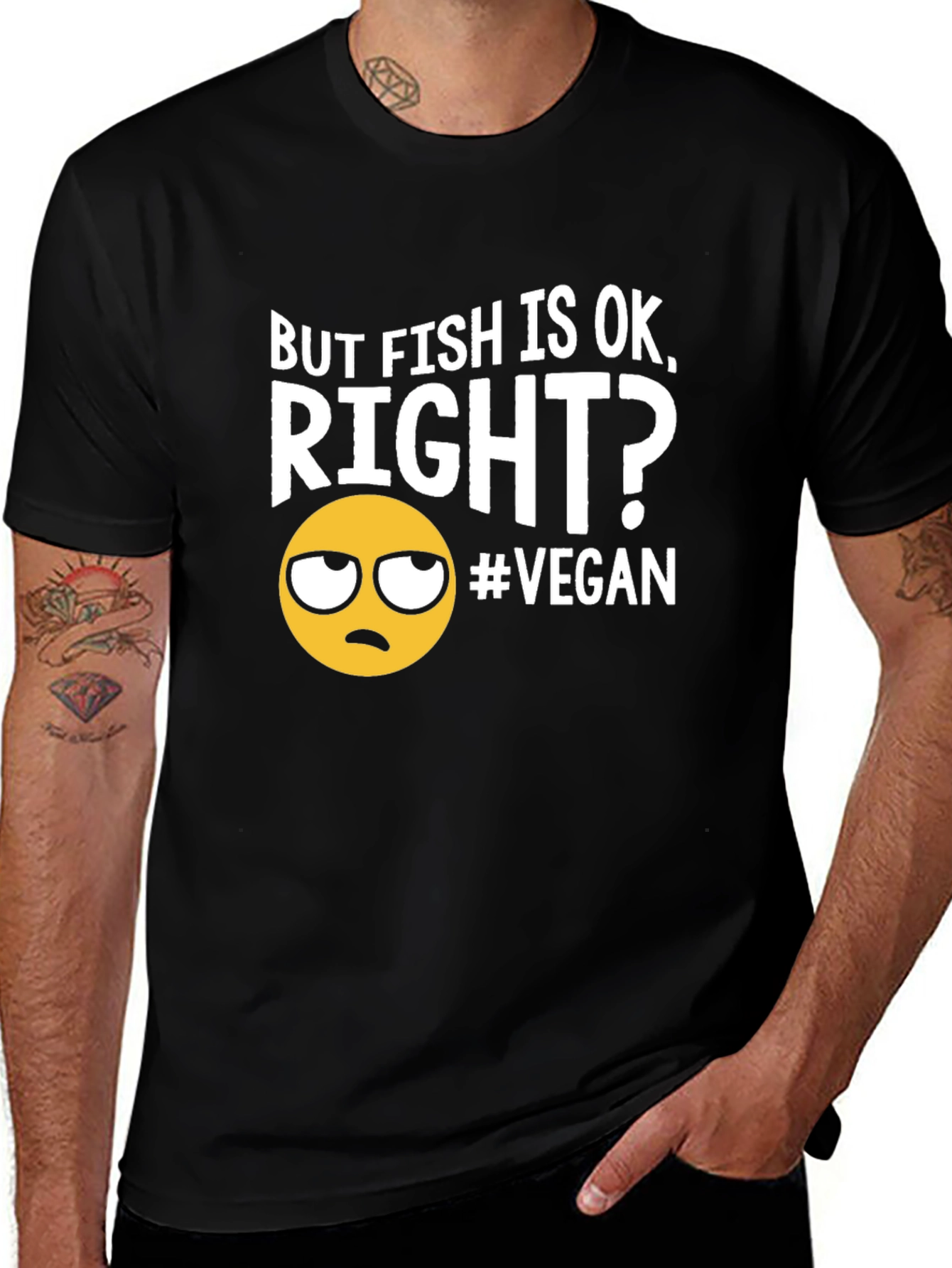 Variant 25 of But Fish Is Ok Right? Vegan T-Shirt