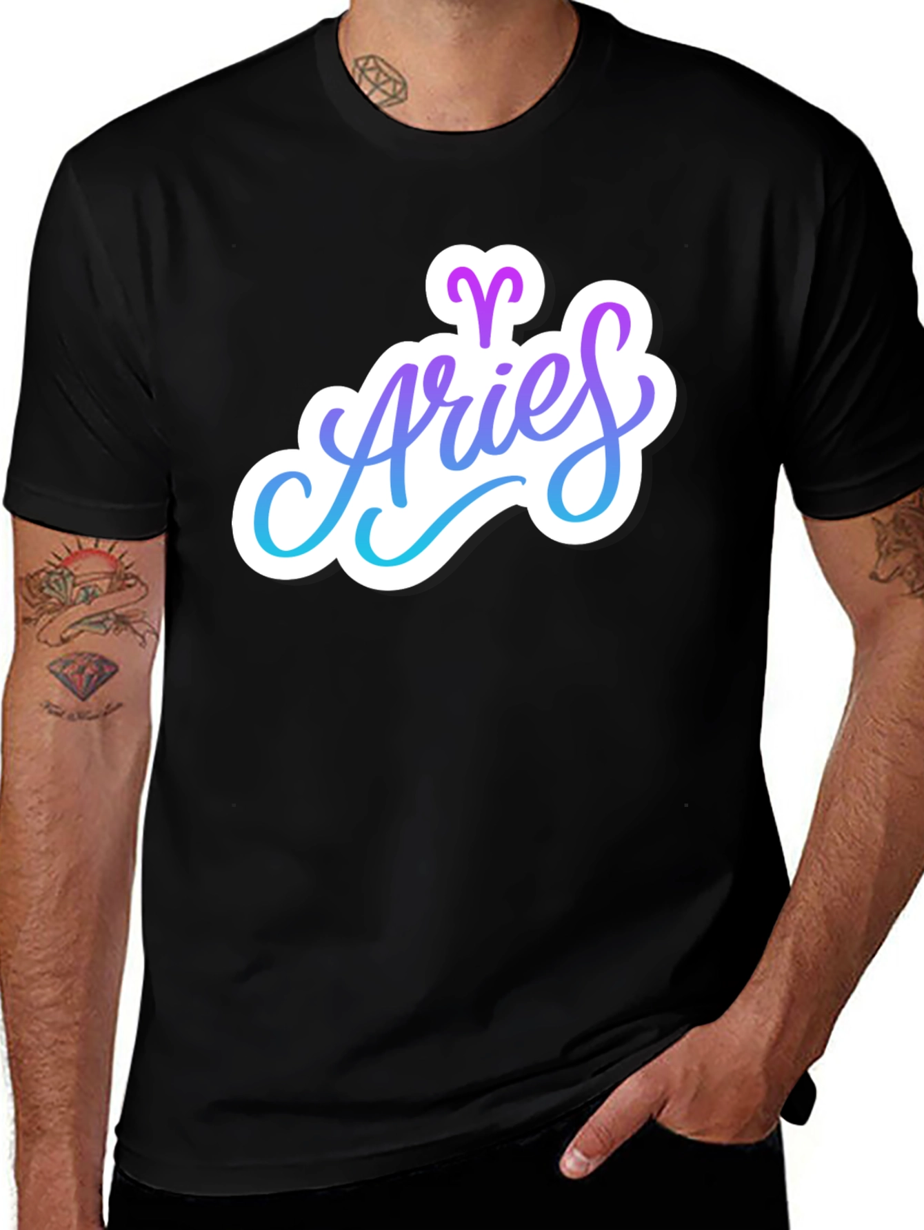 Aries Zodiac Sign Graphic T-Shirt