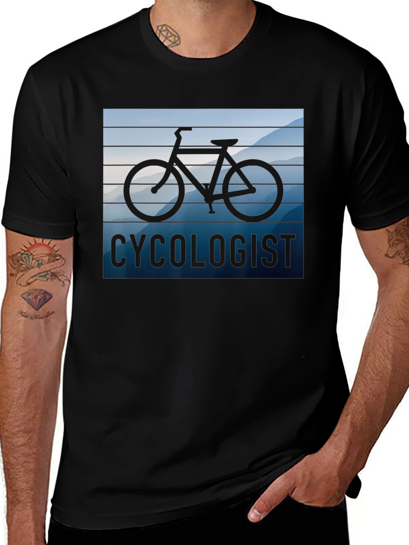 Cycologist T-Shirt - Mountain Bike Graphic Tee