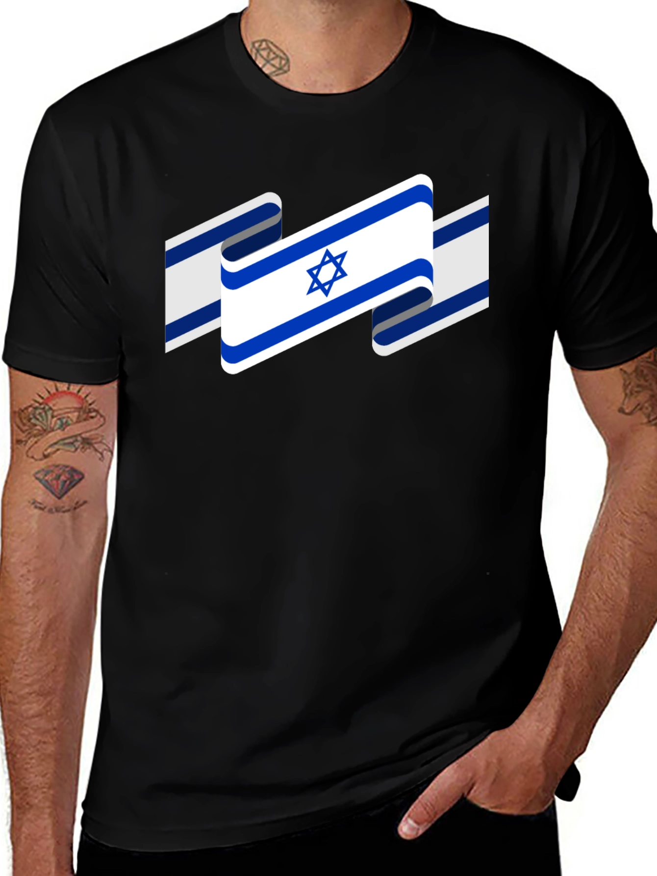 Israel Flag T-Shirt - Patriotic Graphic Tee