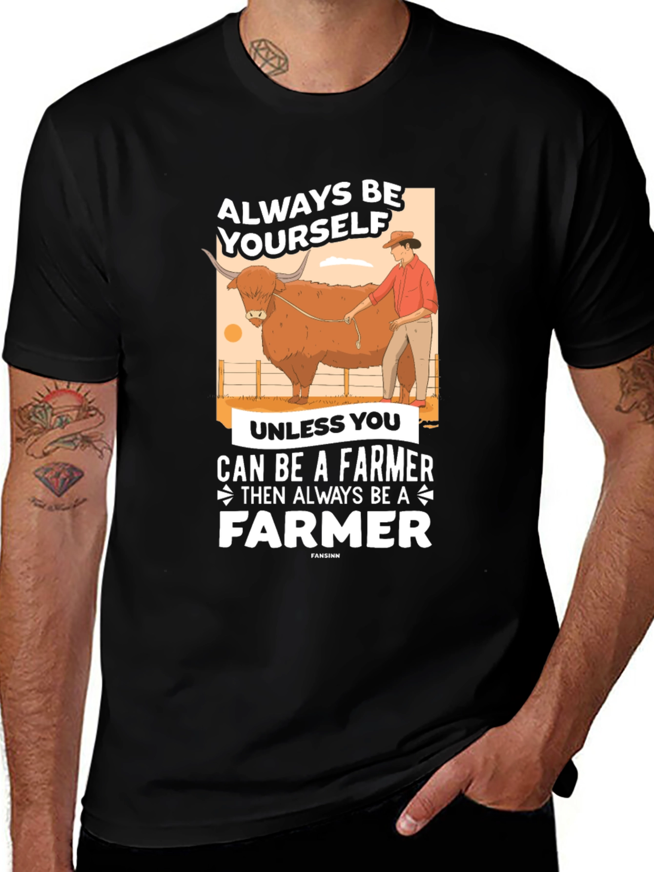 Variant 20 of Always Be A Farmer Graphic T-Shirt