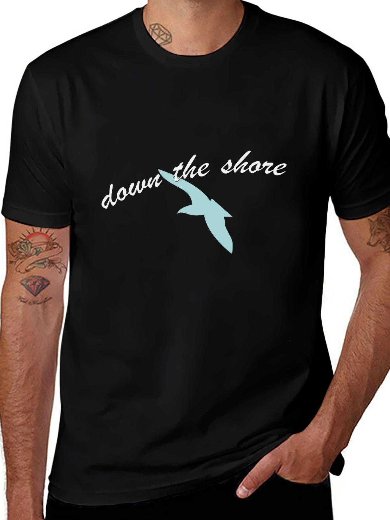 Variant 13 of Down the Shore T-Shirt: Coastal Style