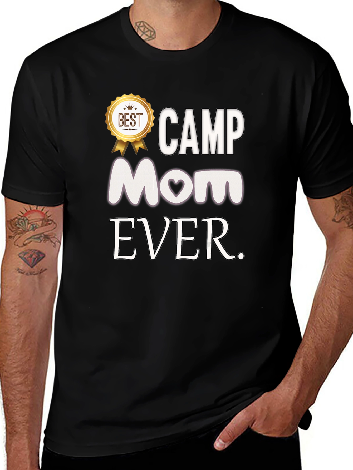 Camp Mom Ever T-Shirt - Best Mom Award