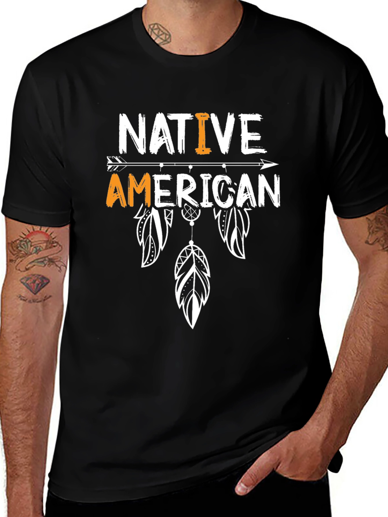 Variant 3 of Native American Arrow T-Shirt