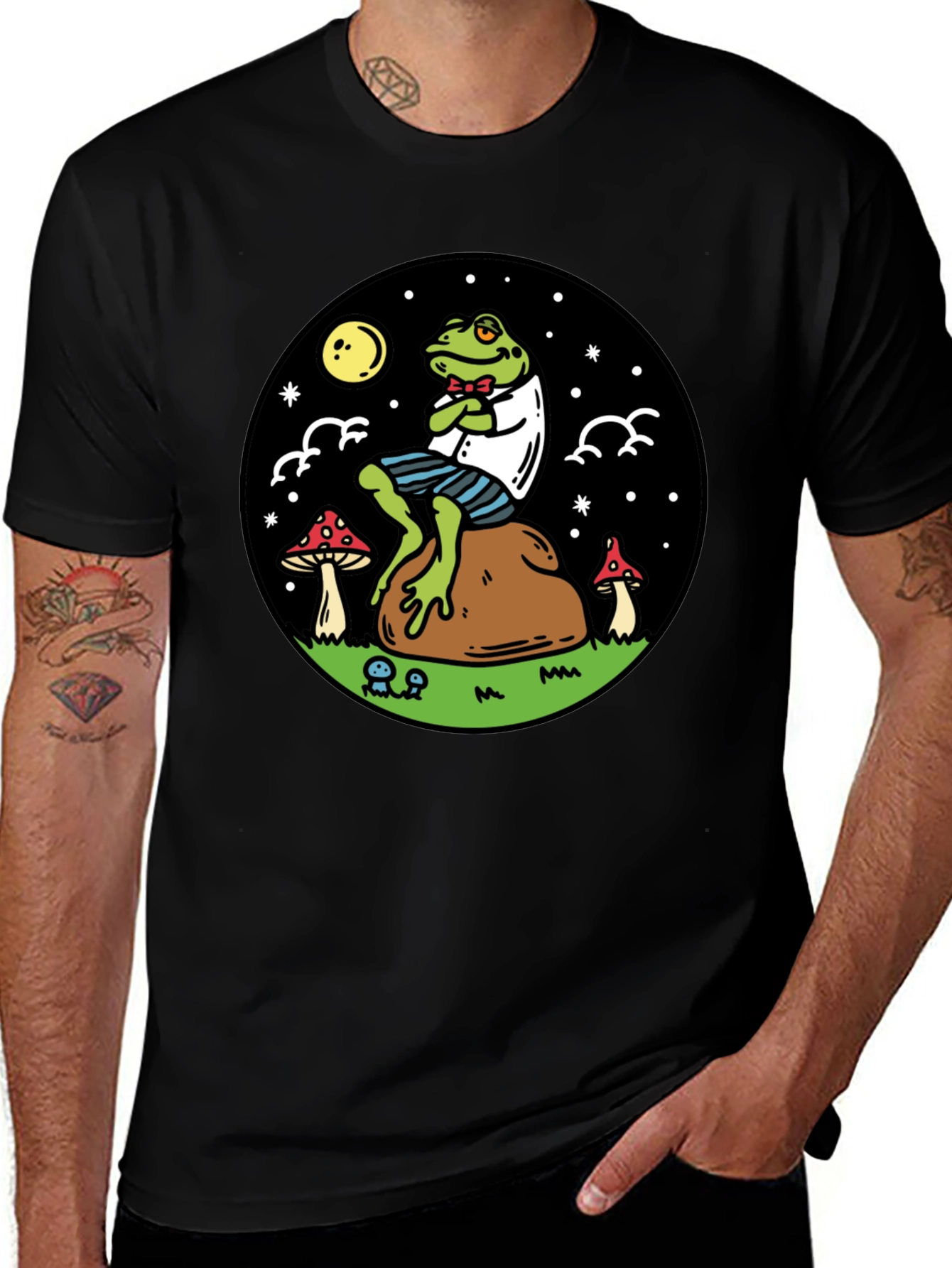 Variant 16 of Frog on Rock Graphic Tee