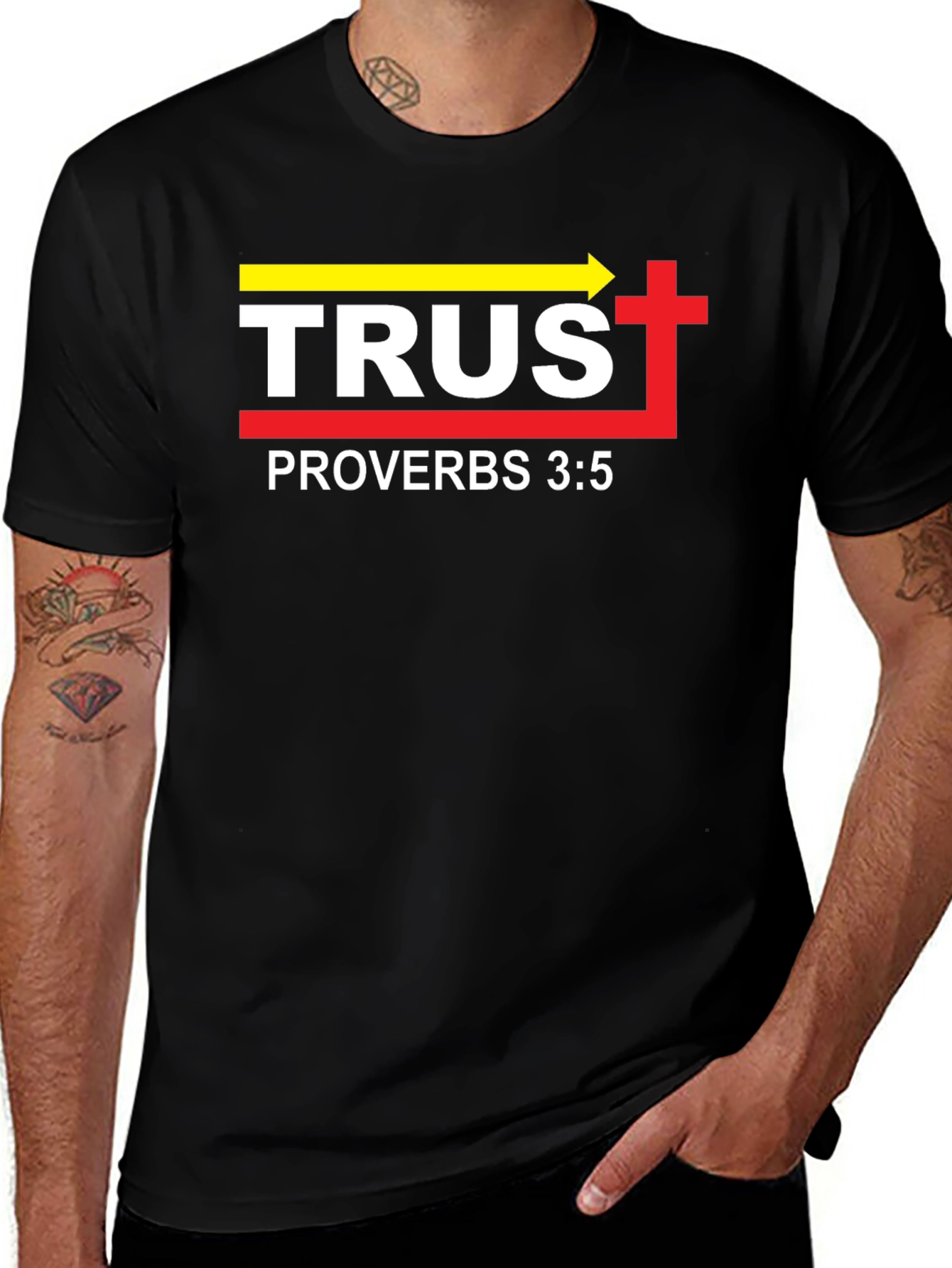Trust Proverbs 3:5 Christian T-Shirt