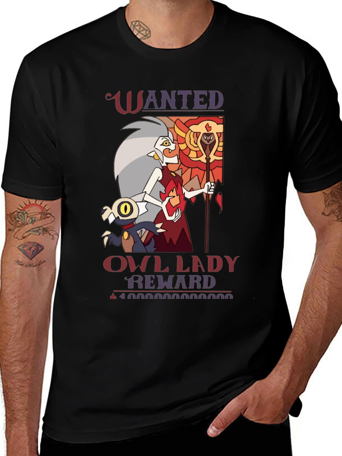Wanted Owl Lady T-Shirt