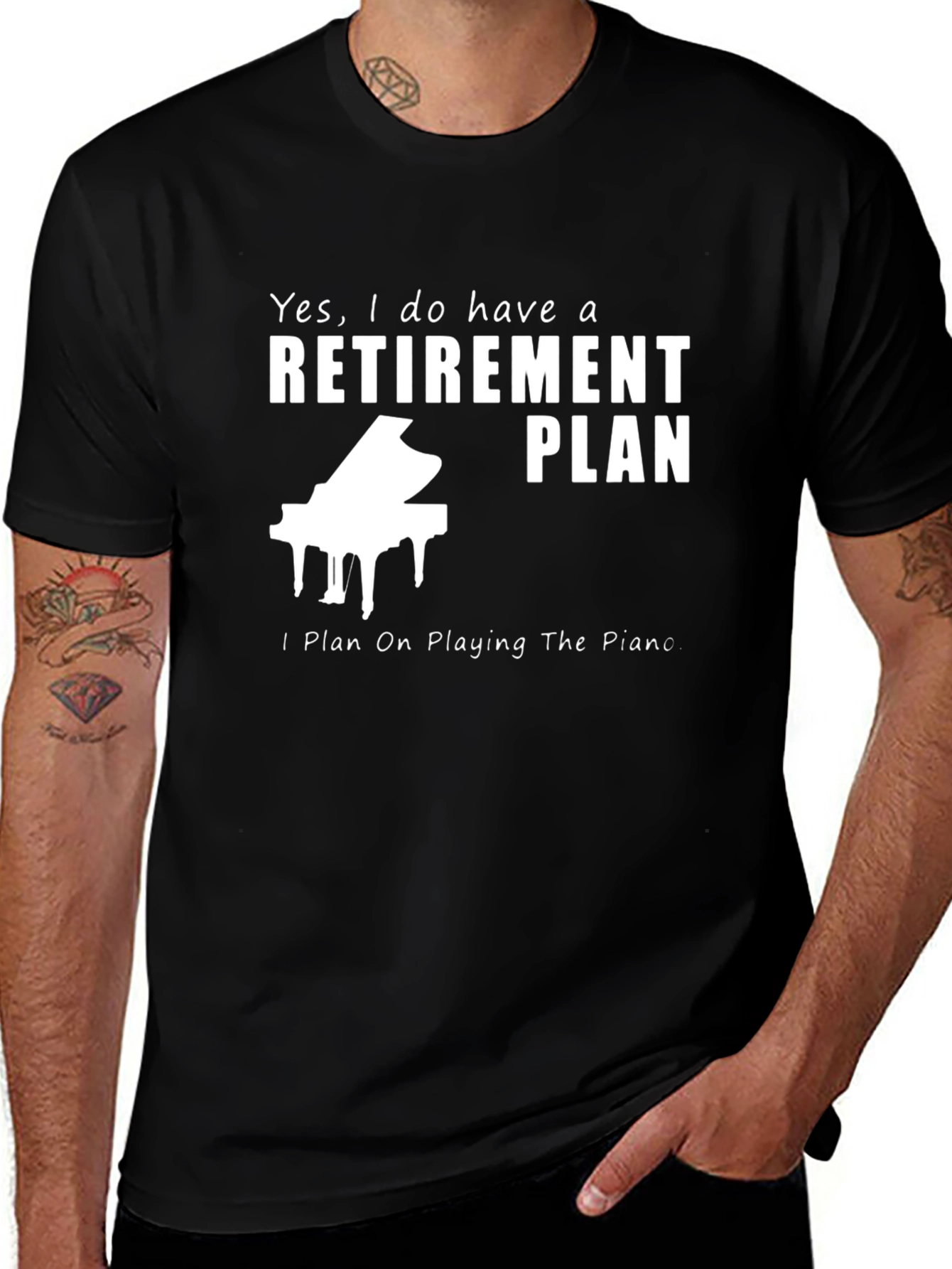 Retirement Plan Piano T-Shirt