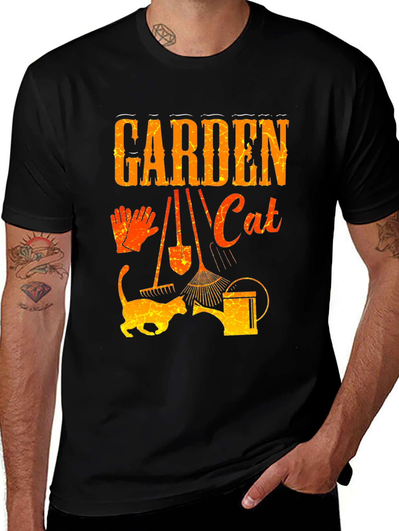 Variant 15 of Garden Cat T-Shirt - Gardening Lover Tee