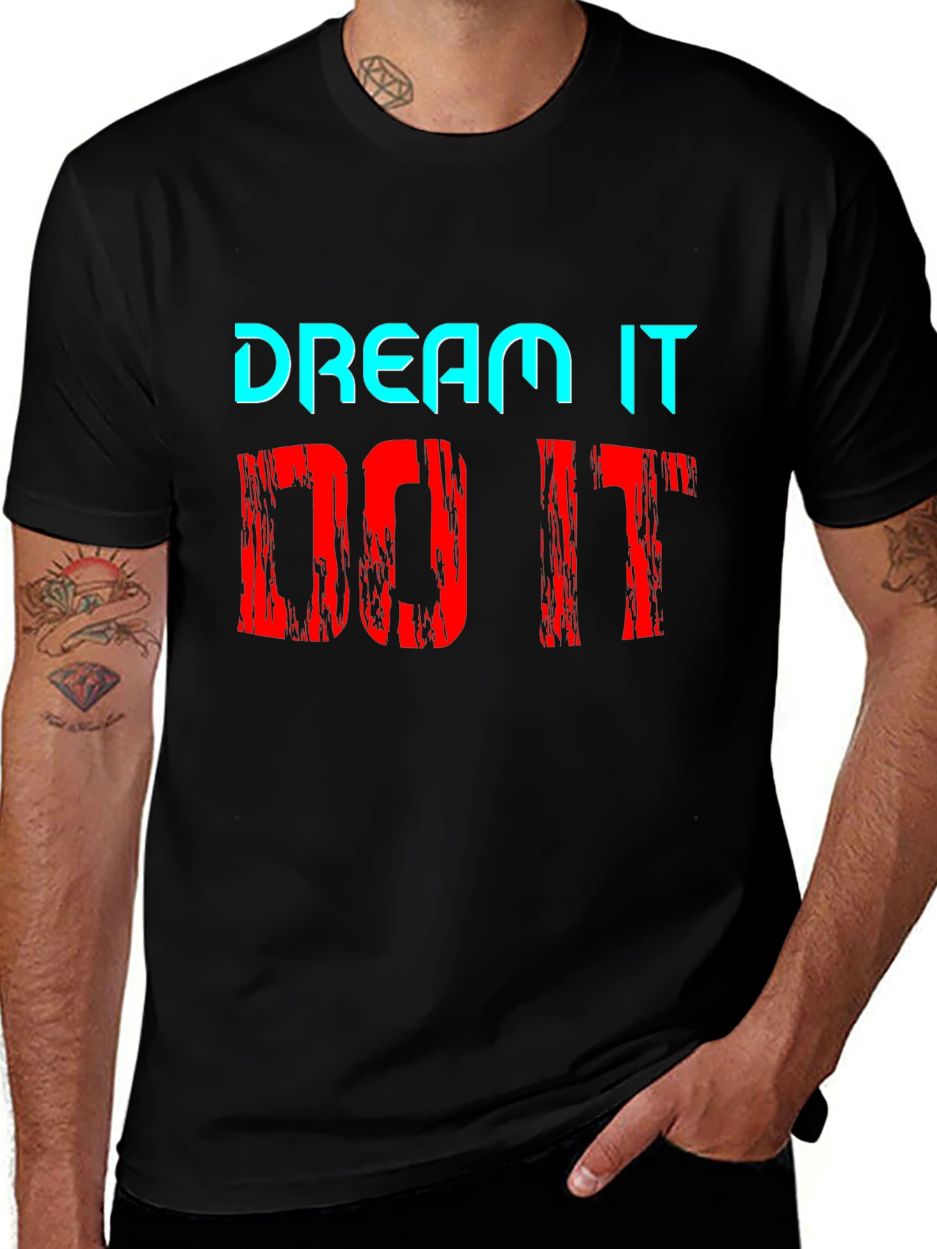 Variant 13 of Dream It Do It Motivational Graphic T-Shirt