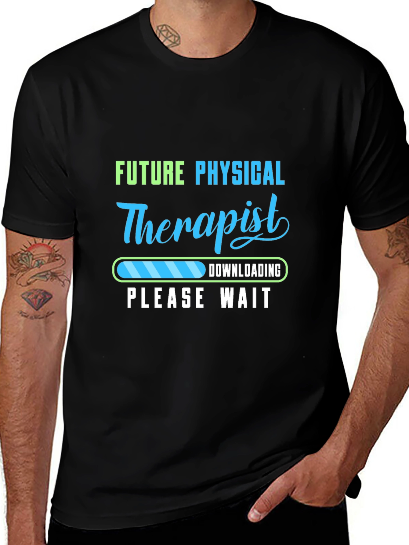 Variant 9 of Future Physical Therapist Loading T-Shirt