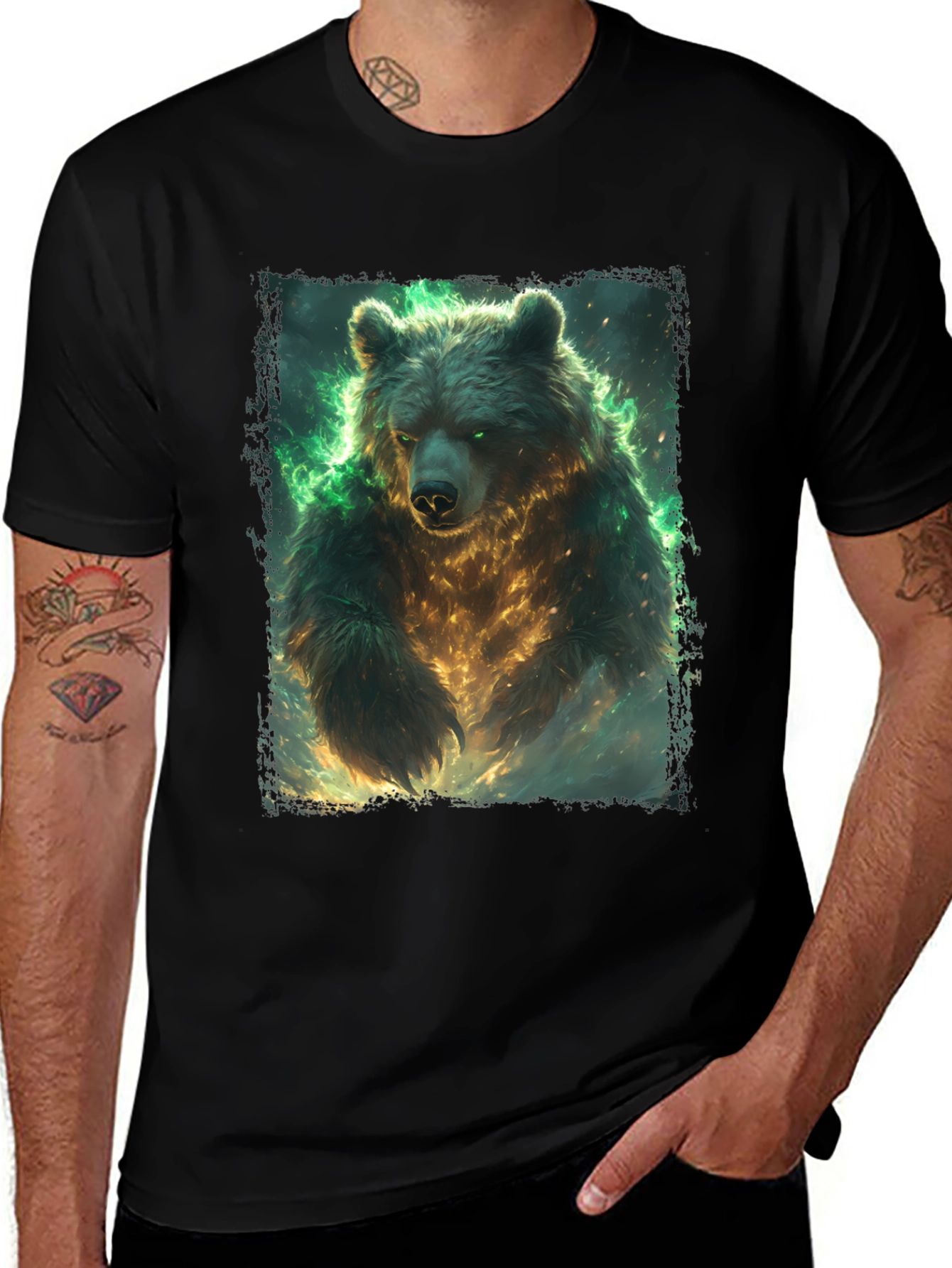 Variant 30 of Mystic Bear Graphic Tee