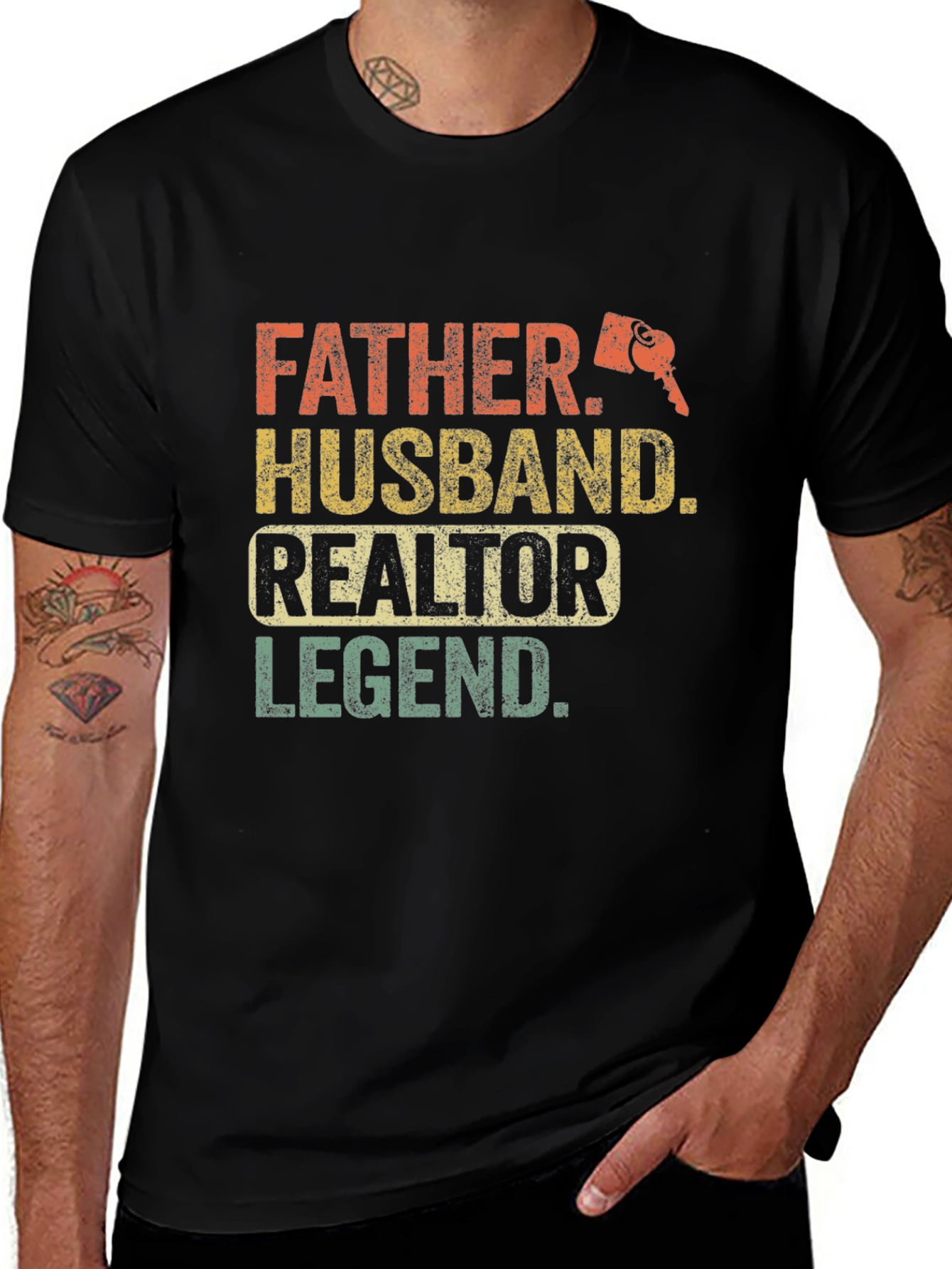 Variant 17 of Father Husband Realtor Legend Graphic Tee