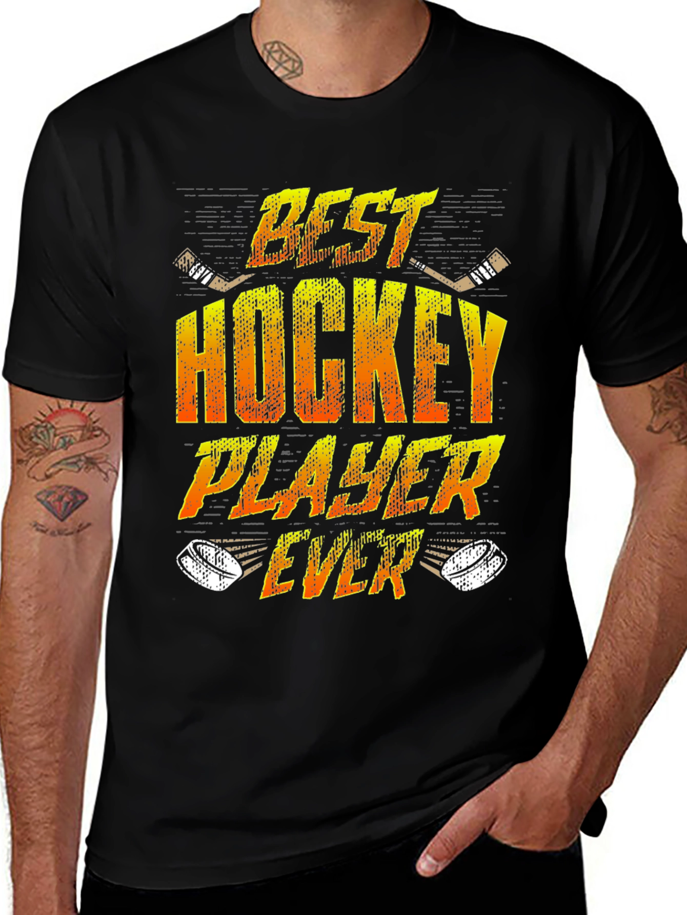 Variant 12 of Best Hockey Player Ever Graphic T-Shirt