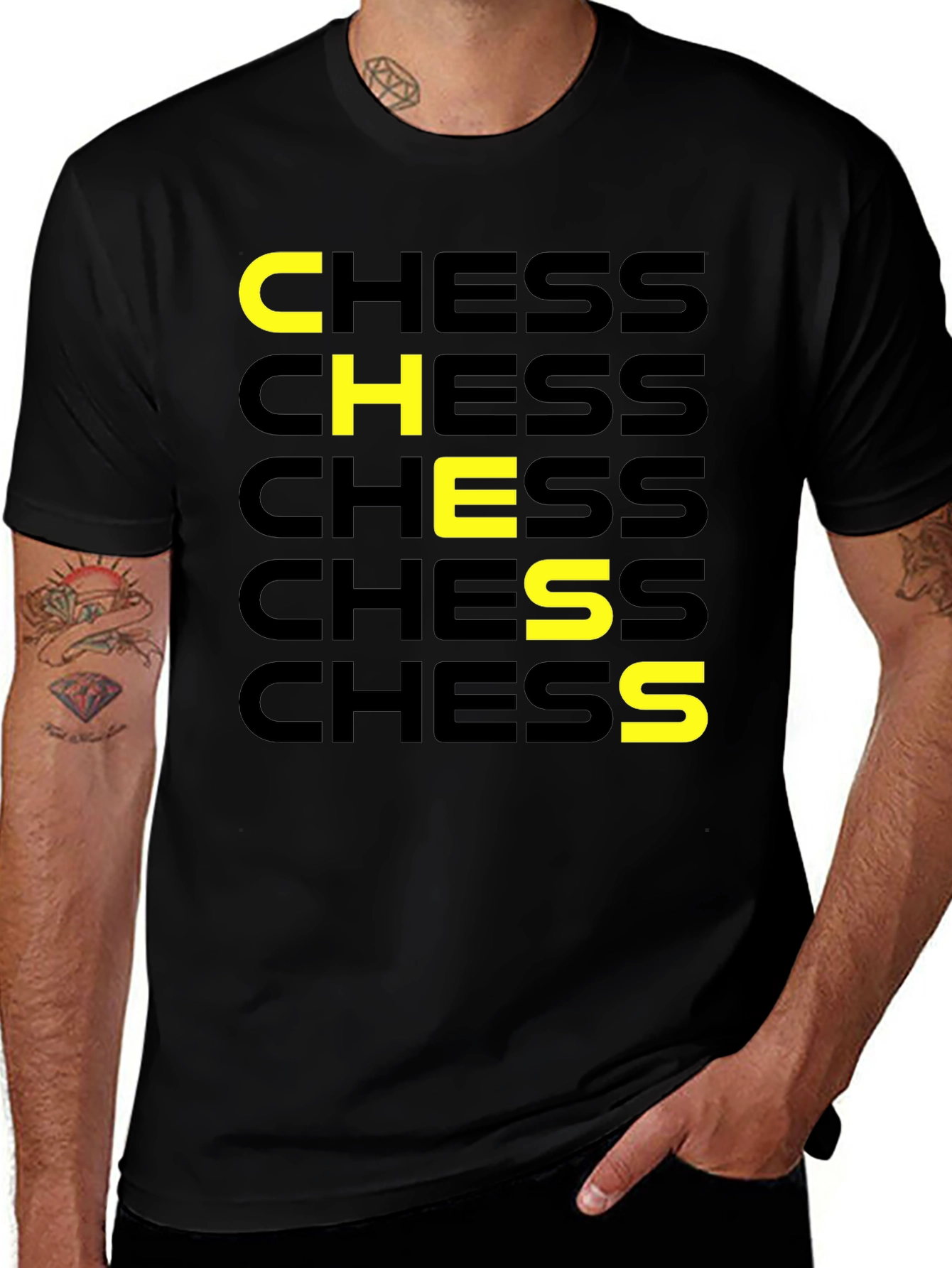 Chess Graphic T-Shirt - Modern Gamer Tee