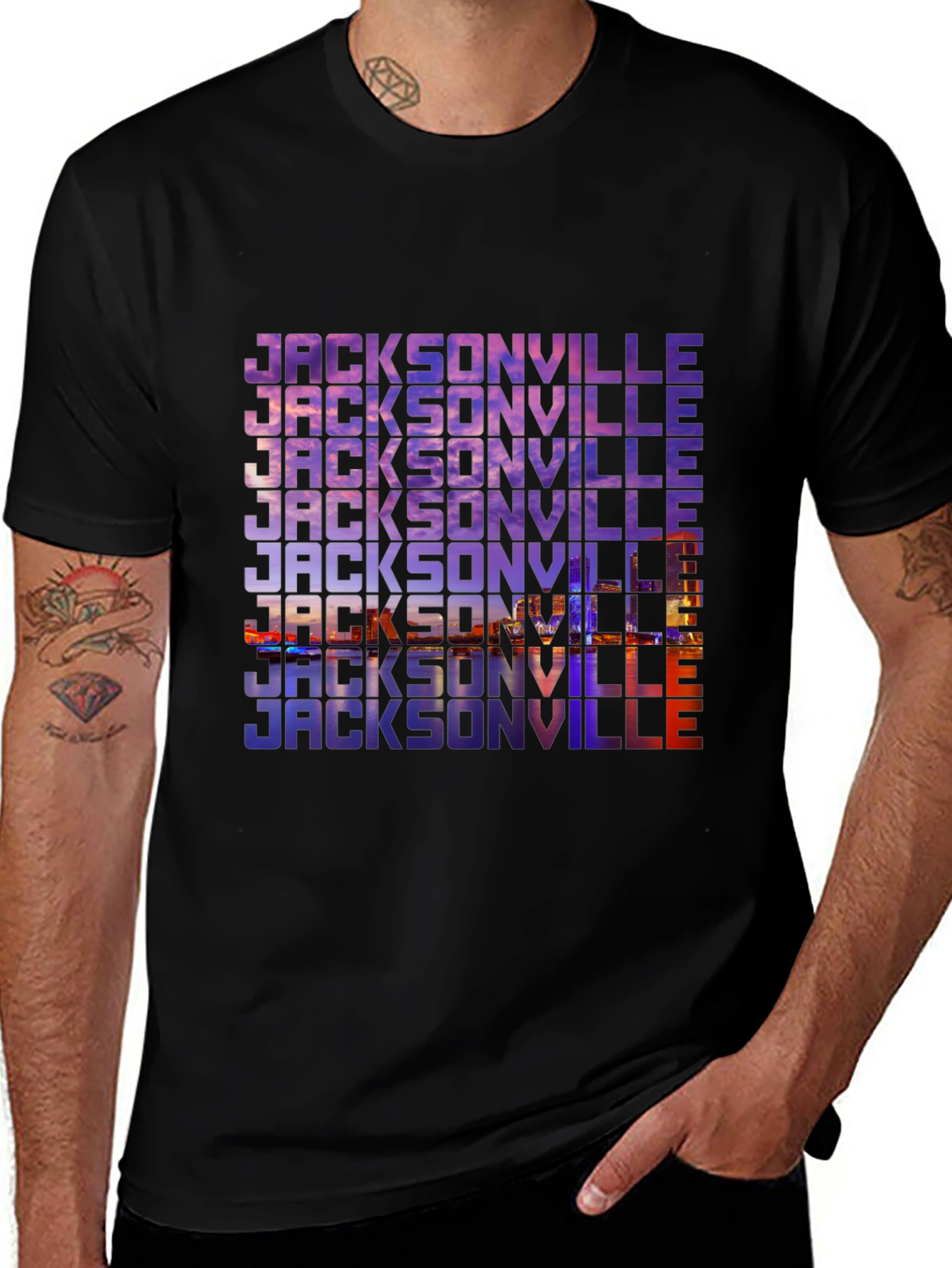 Jacksonville Skyline Graphic Tee