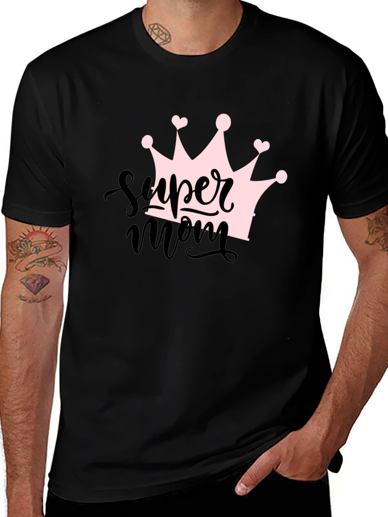 Super Mom Crown Graphic T-Shirt - Unisex