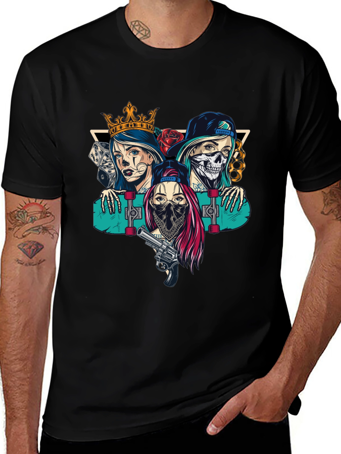 Variant 20 of Gangster Girls Graphic T-Shirt