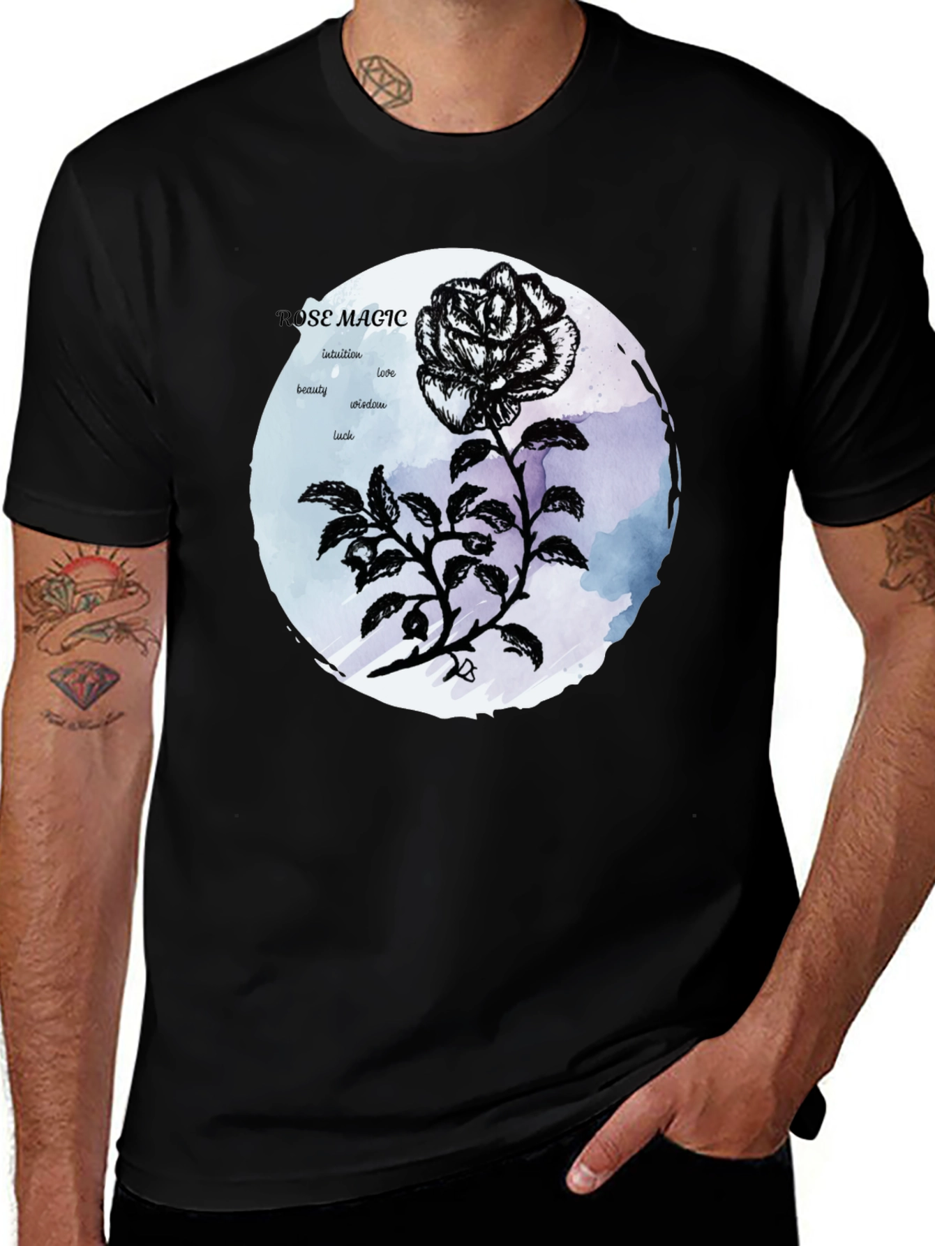 Variant 20 of Rose Magic Graphic T-Shirt