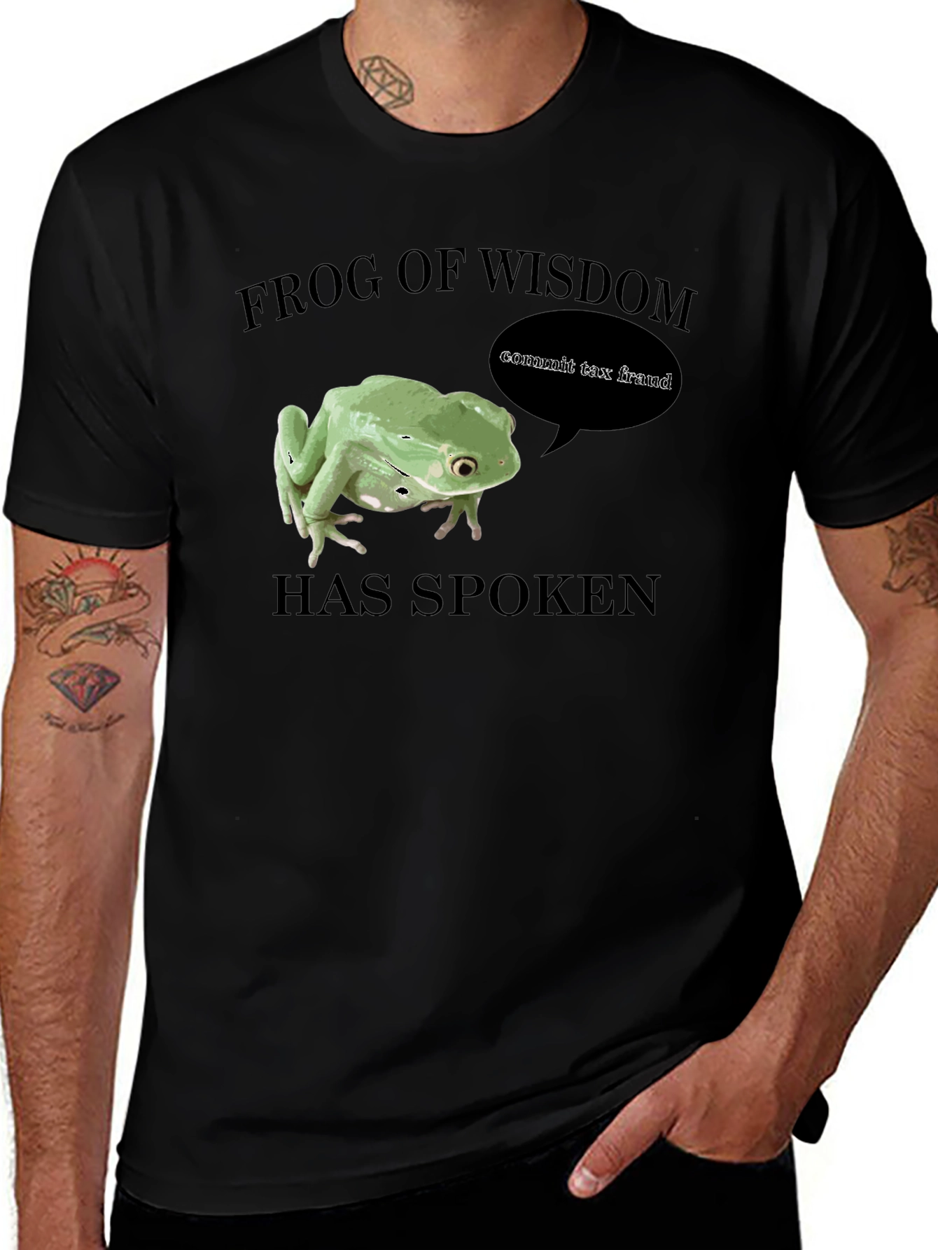 Variant 21 of Frog of Wisdom T-Shirt