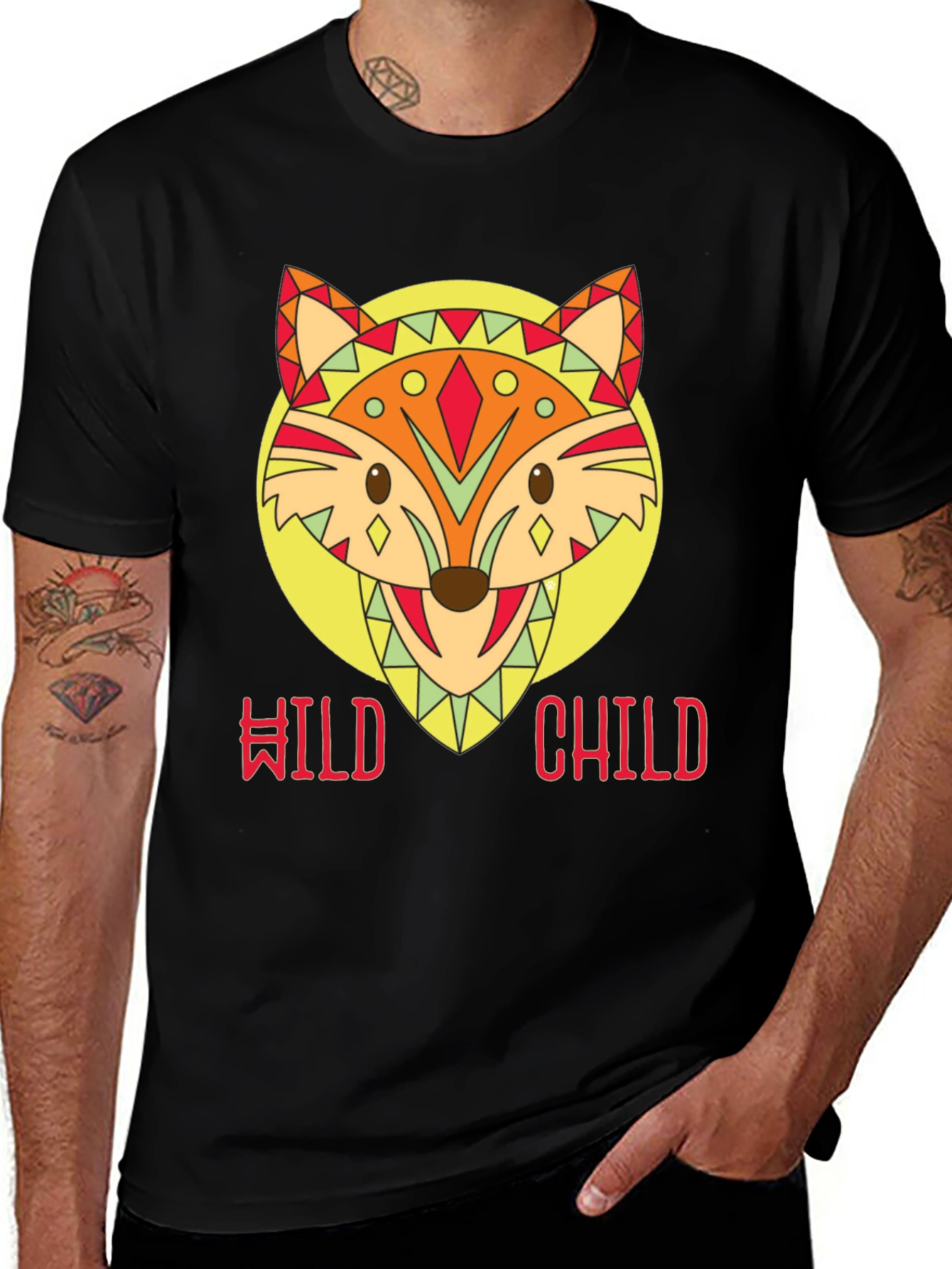Variant 22 of Wild Child Fox Graphic T-Shirt