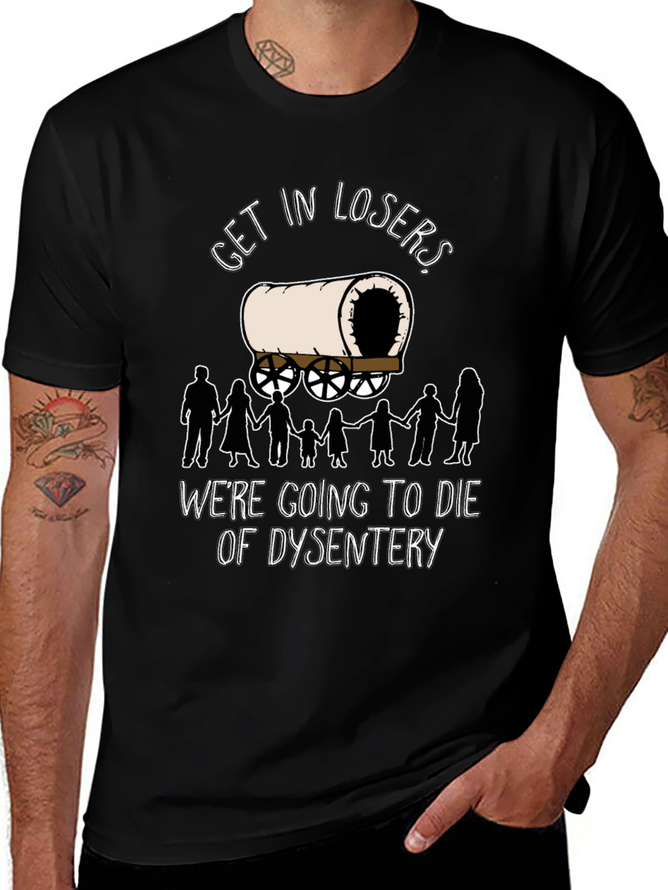 Variant 27 of Dysentery Oregon Trail Graphic T-Shirt