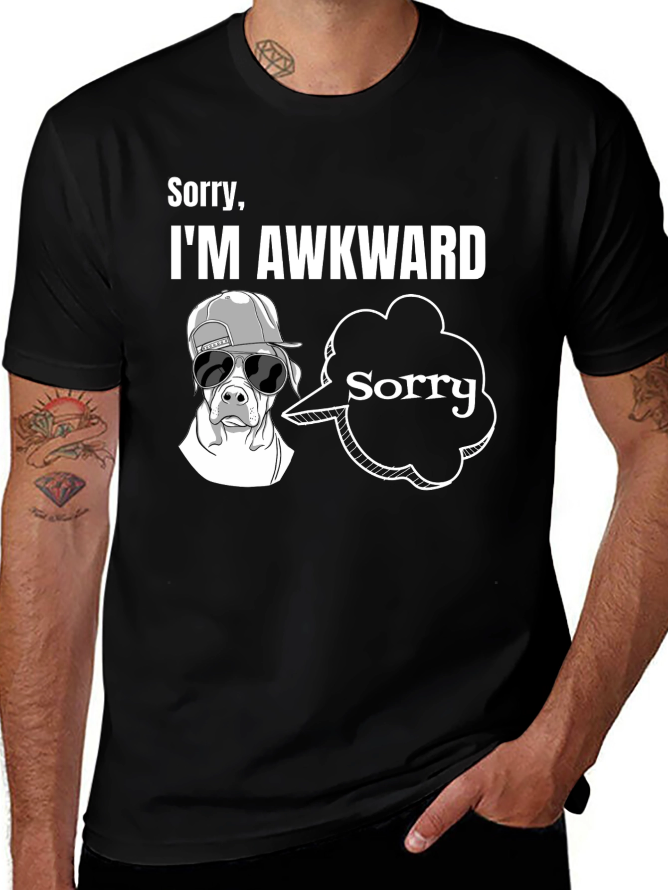Variant 12 of Sorry I'm Awkward Graphic Tee