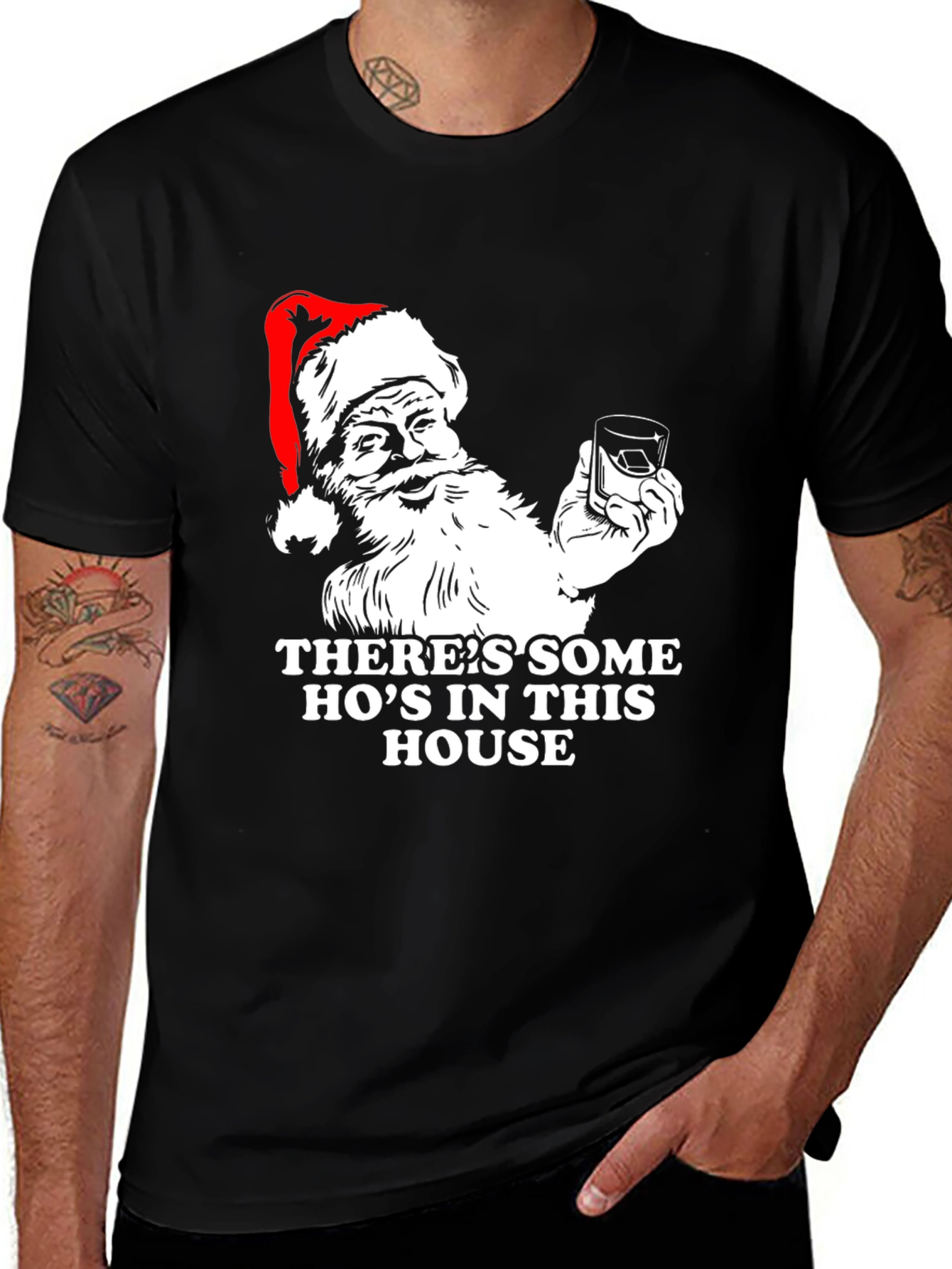 Humorous Santa Christmas T-Shirt