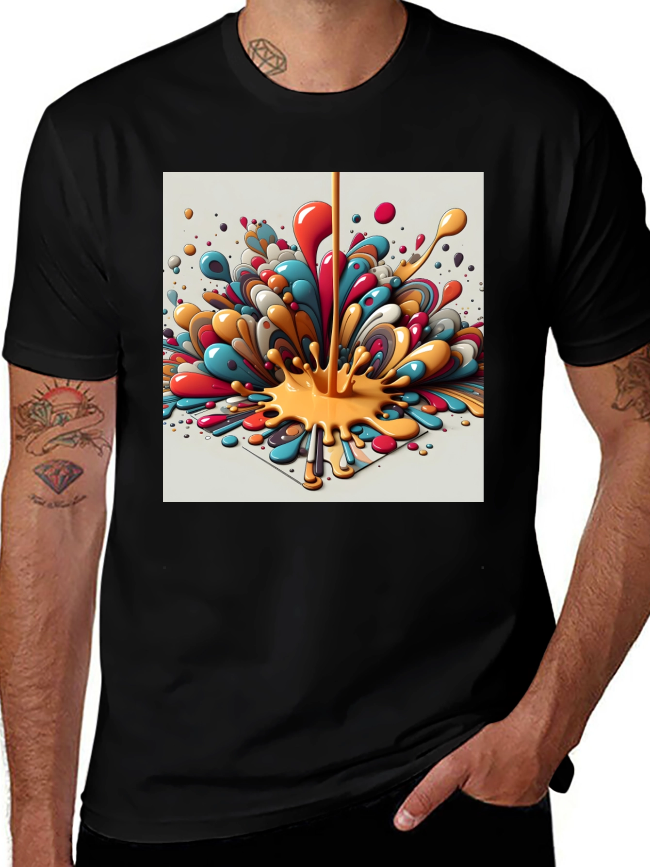 Variant 20 of Abstract Art Graphic Tee