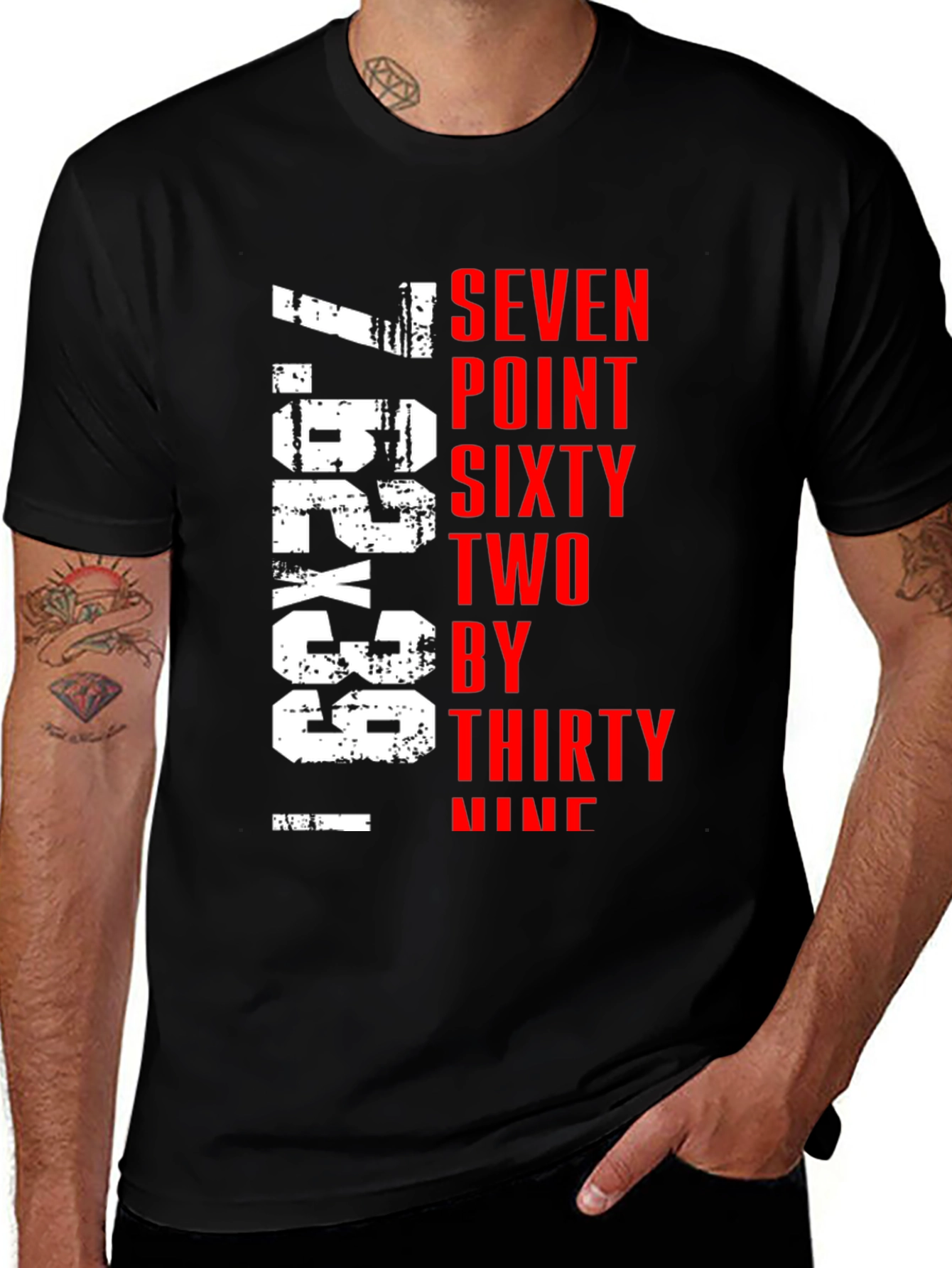 Black 7.62x39mm T-Shirt - Gun Enthusiast Apparel main image
