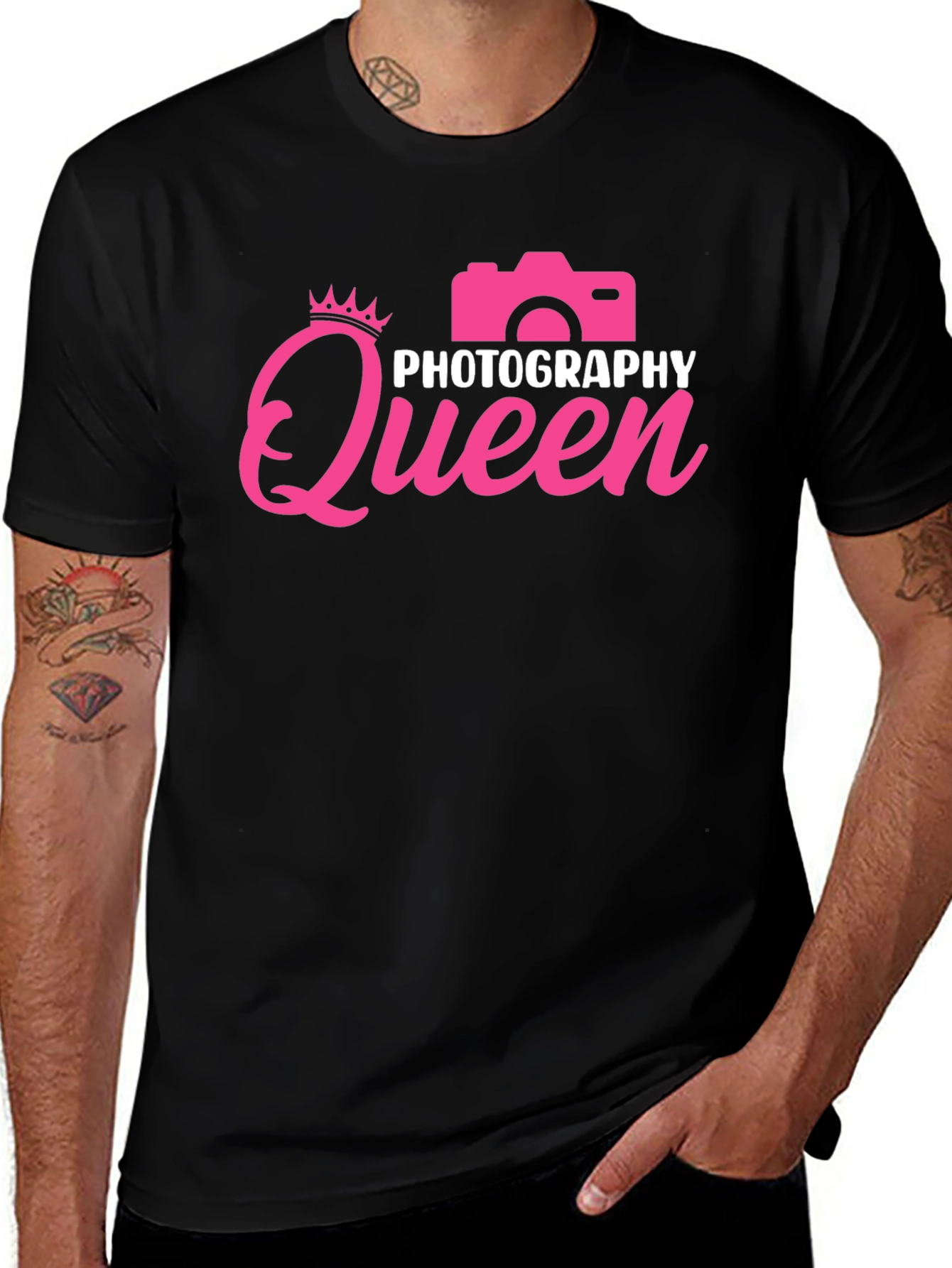 Photography Queen Black T-Shirt